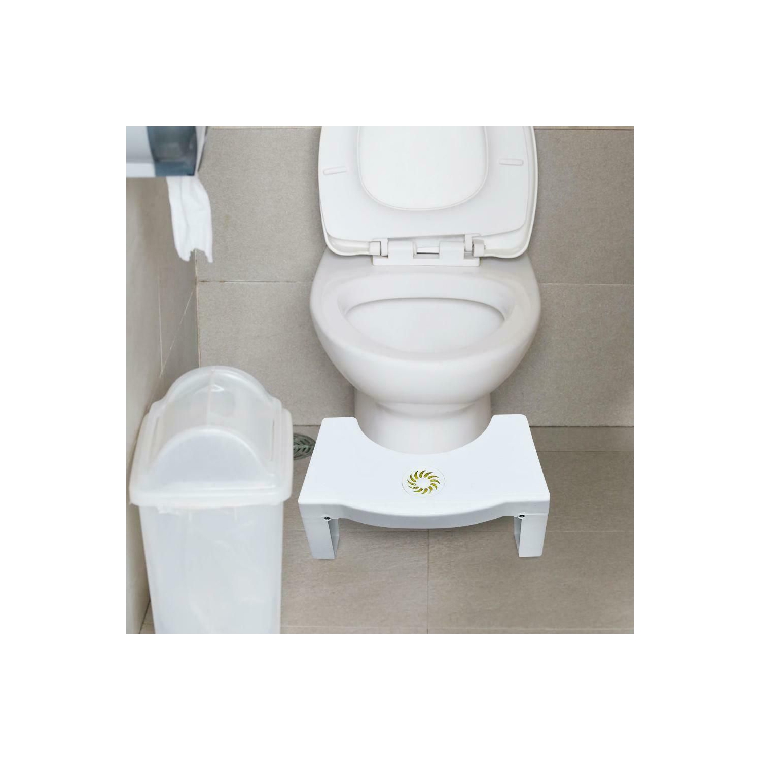 ISTAR Toilet Stool, Foldable Toilet Potty Step Stool for Adults and Kids, Splicable Poop Stool, Splicable Poop Stool