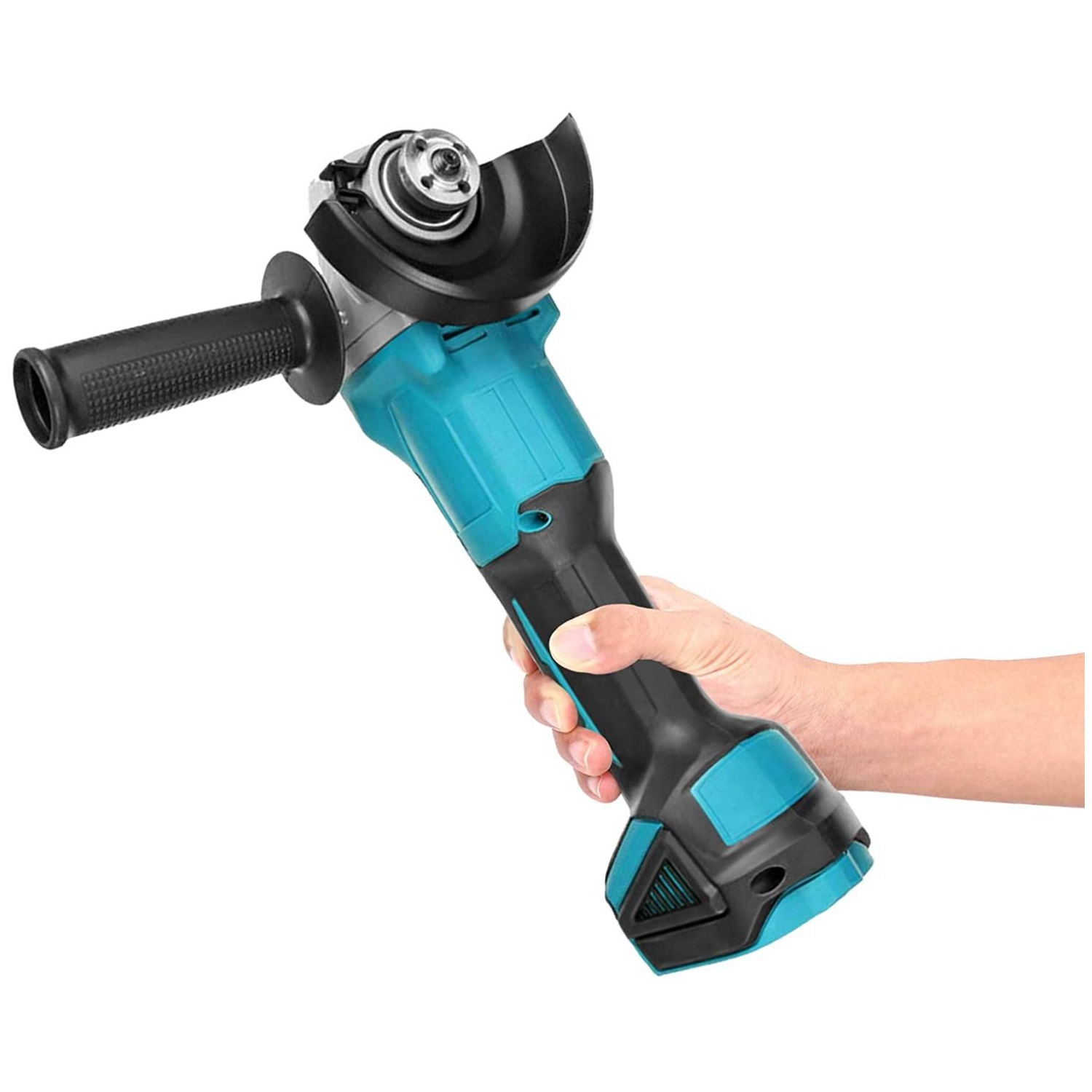 ISTAR Cordless Angle Grinder, 18V Brushless Cut-off Tool/Angle Grinder 2-Position Anti-Vibration Handle 1 Wrench For Makita 18V, Tool Only