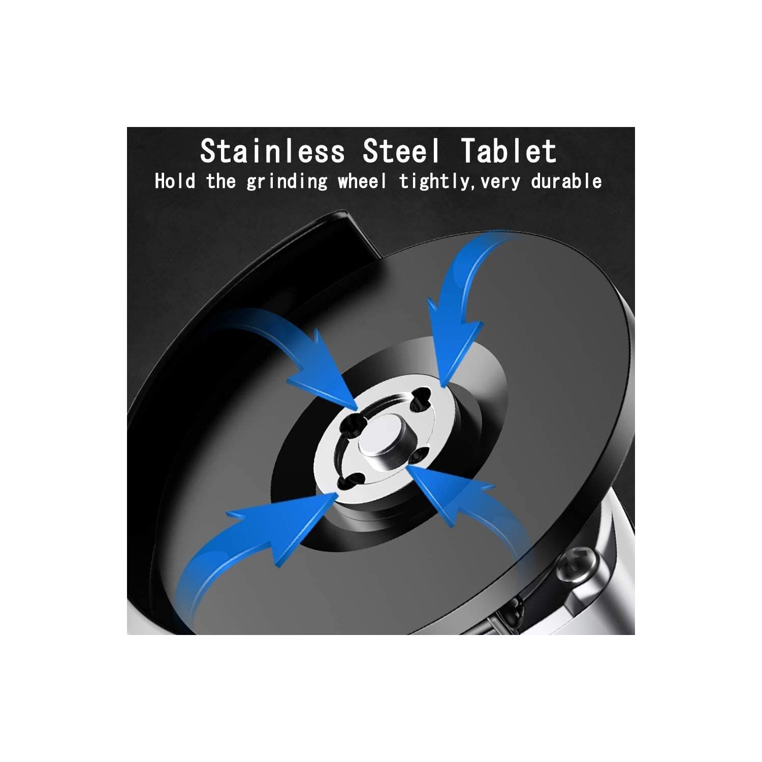 ISTAR Cordless Angle Grinder, 18V Brushless Cut-off Tool/Angle Grinder 2-Position Anti-Vibration Handle 1 Wrench For Makita 18V, Tool Only