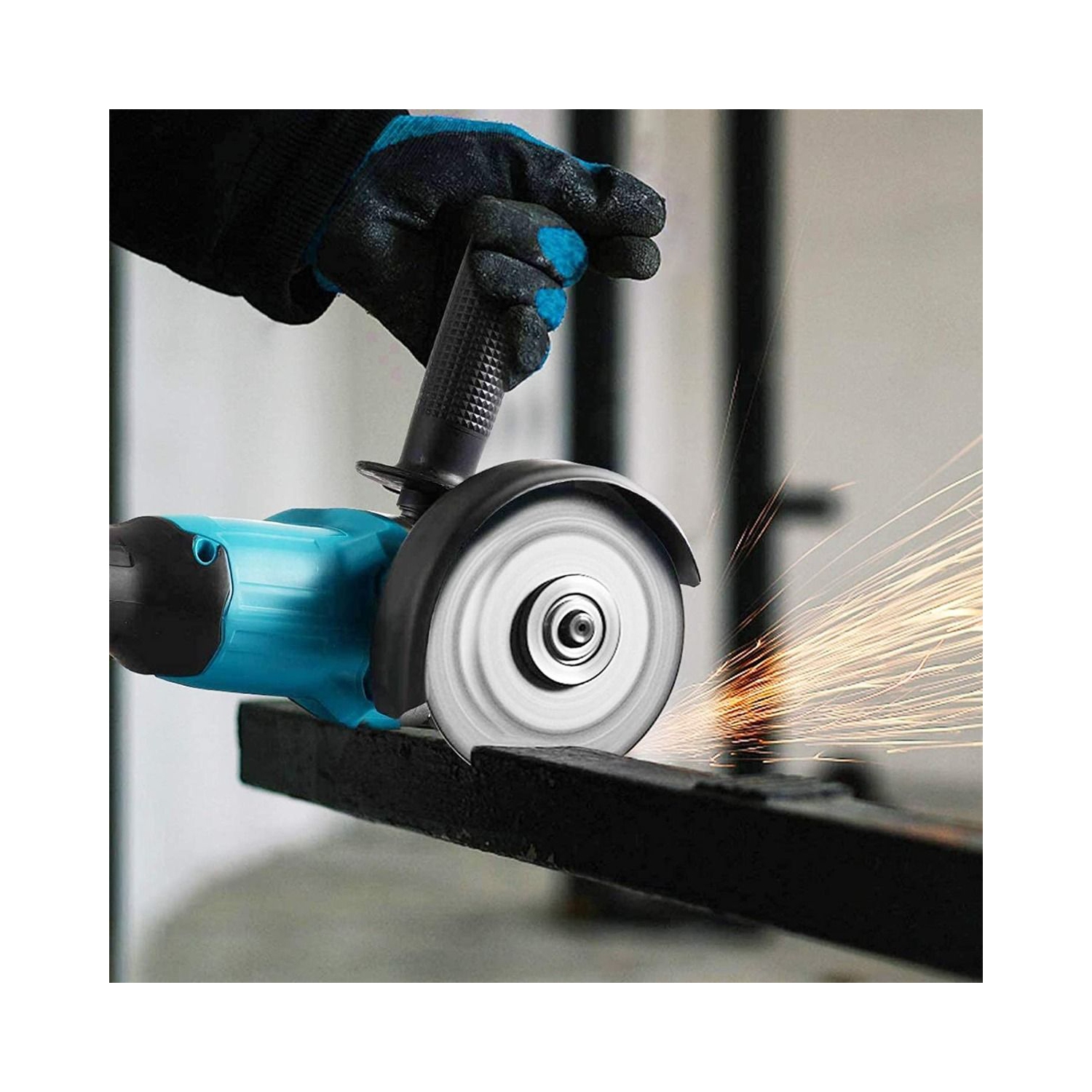 ISTAR Cordless Angle Grinder, 18V Brushless Cut-off Tool/Angle Grinder 2-Position Anti-Vibration Handle 1 Wrench For Makita 18V, Tool Only