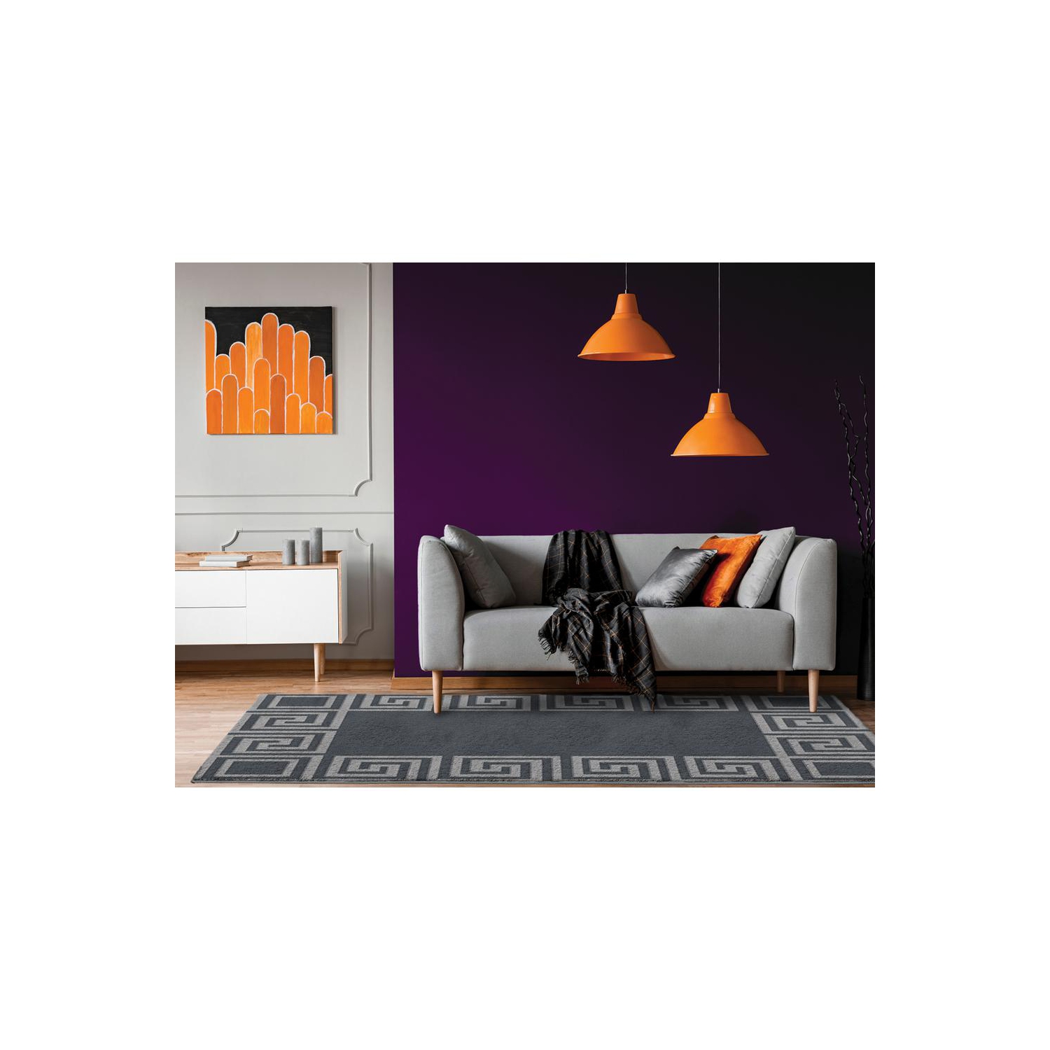 TAPIS MEANDER 95"x118"