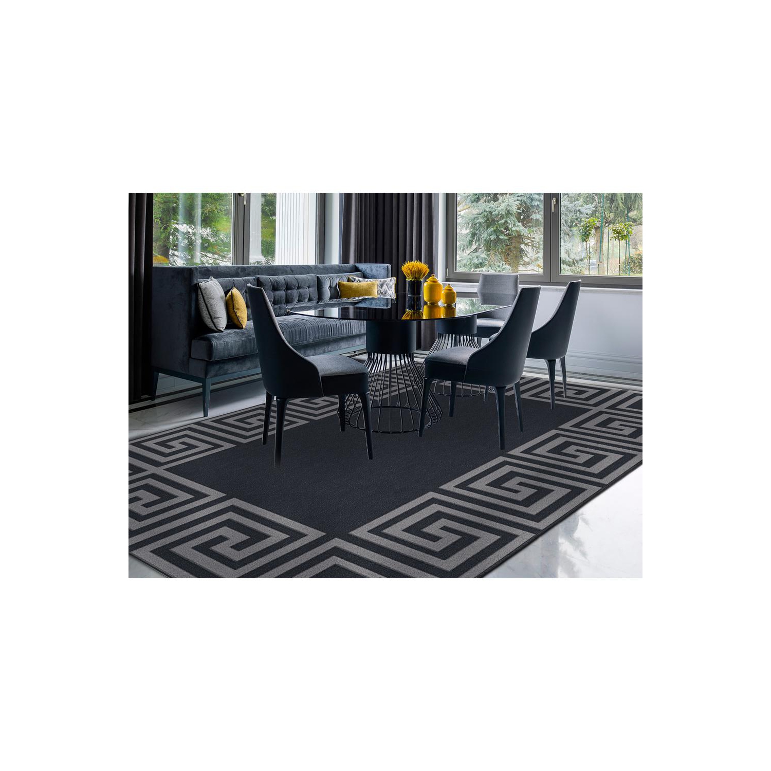 TAPIS MEANDER 95"x118"