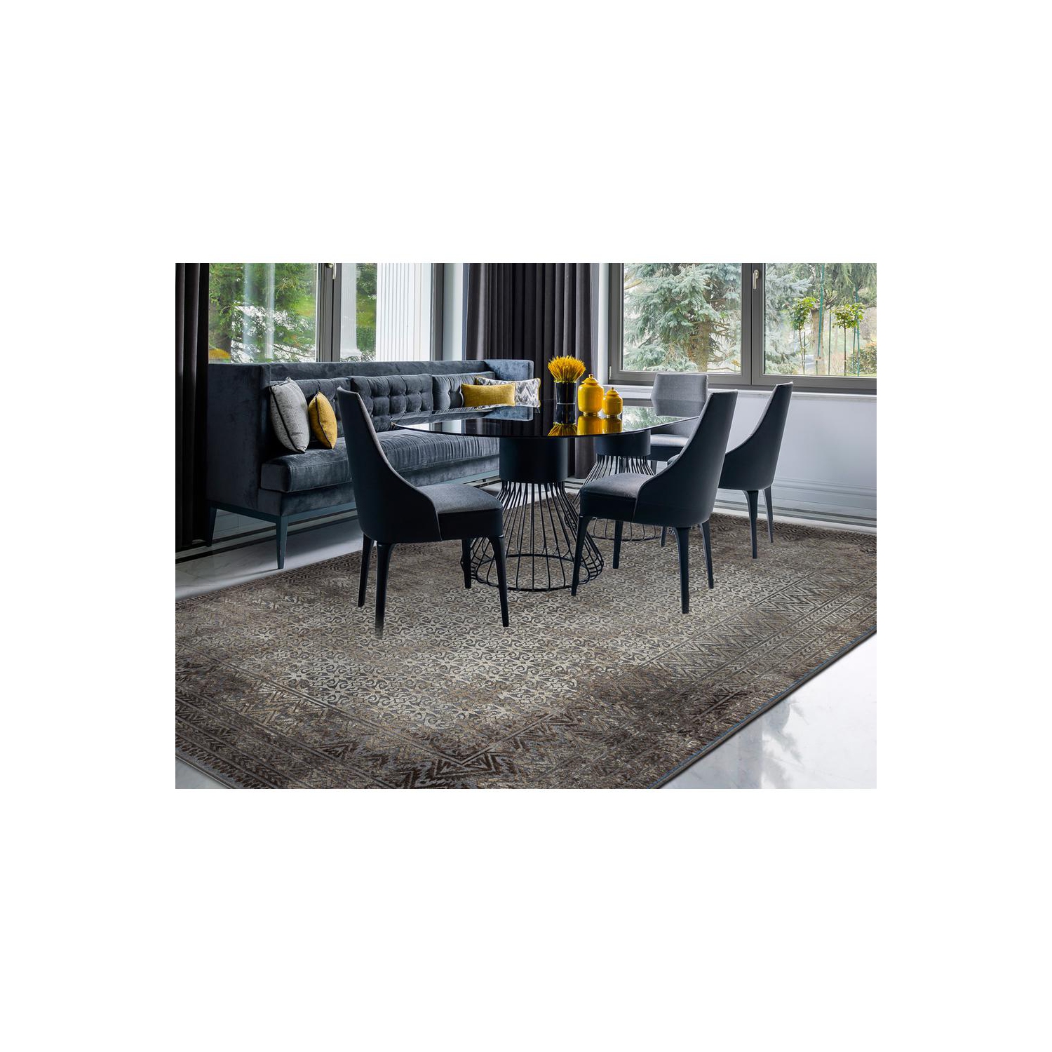 PRAEDULCIS 95"x118" AREA RUG