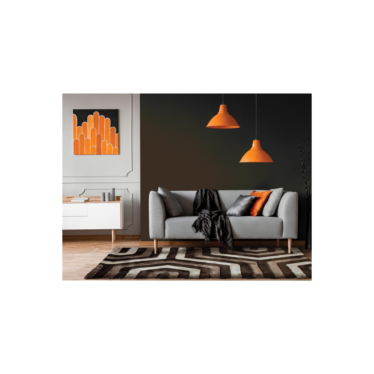 TAPIS STONE 79"x104"