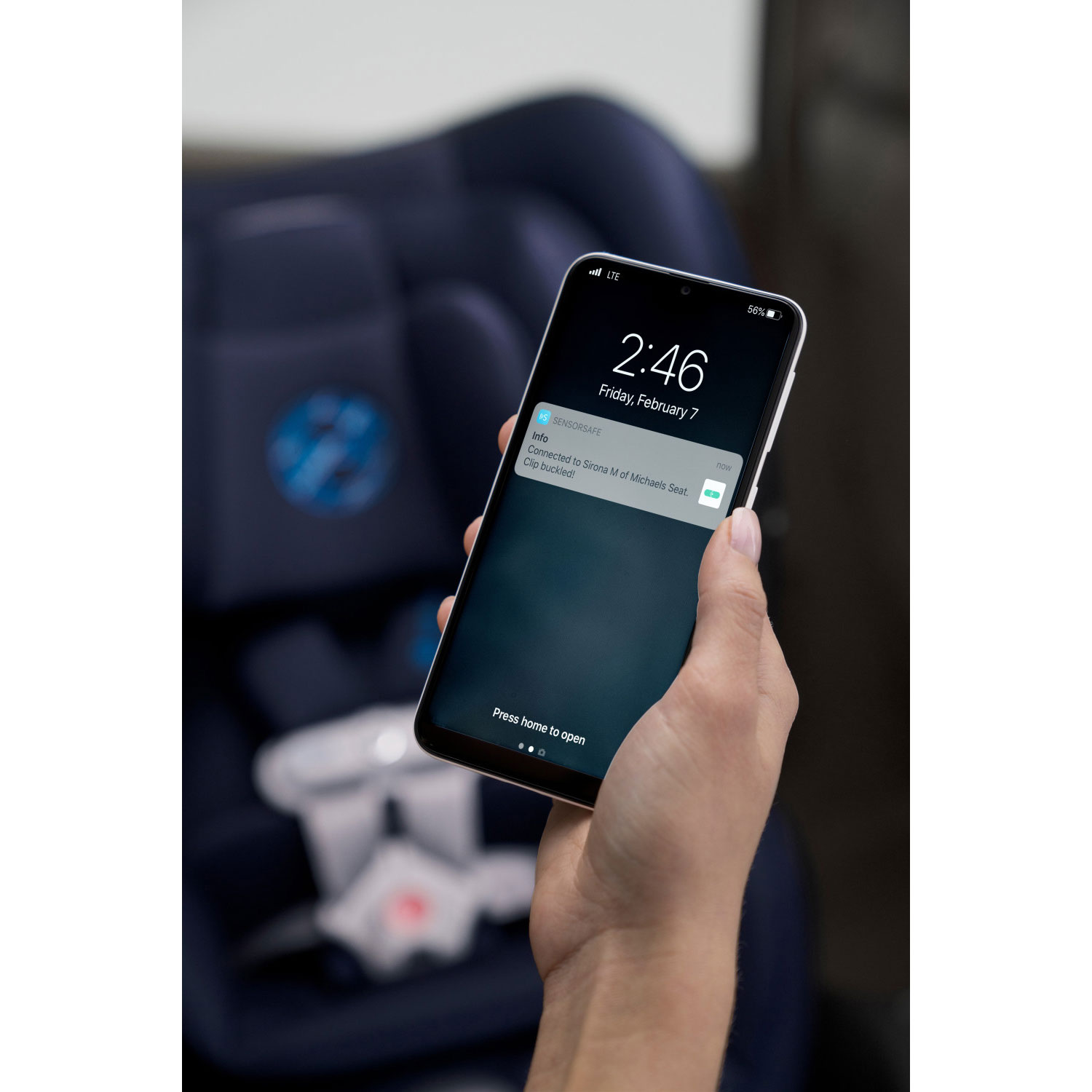 Siège d'auto convertible Sirona S 360 avec capteur de sécurité de Cybex - Indigo