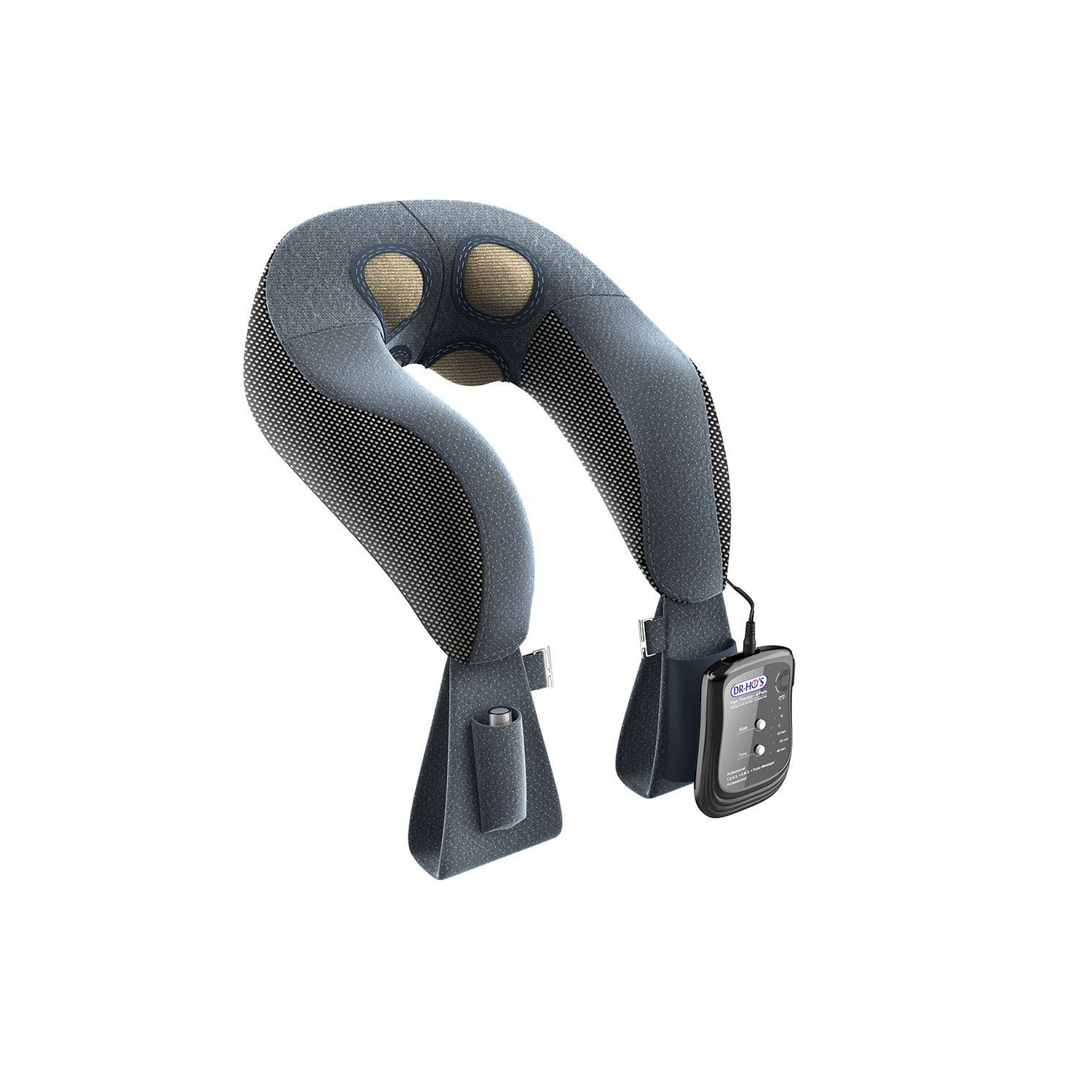 DR-HO'S Neck Pain Pro - Ultimate Package - includes DR-HO'S Neck Pain Pro, Foot Therapy Pads, 18 Regular Body Pads, 6 Large Body Pads, Electrogel,