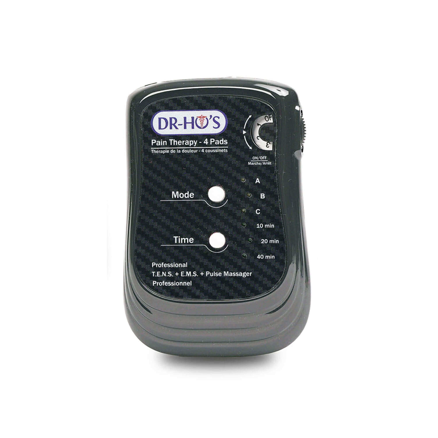 DR-HO'S Neck Pain Pro - Ultimate Package - includes DR-HO'S Neck Pain Pro, Foot Therapy Pads, 18 Regular Body Pads, 6 Large Body Pads, Electrogel,