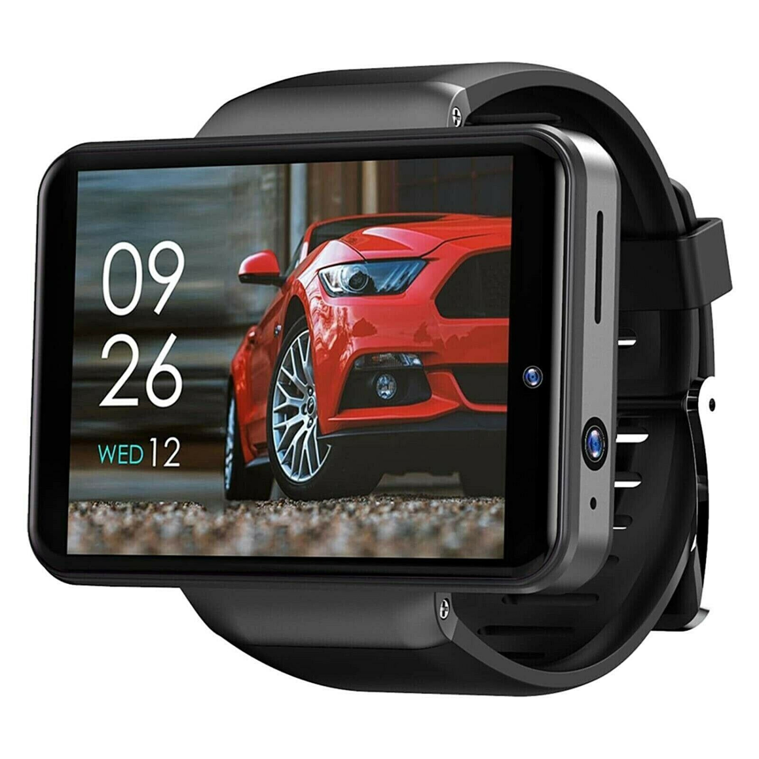 ISPEKTRUM IS101 4G Android Smartwatch Phone, 2.4 inch Screen, 5MP+2MP Camera, 3GB+32GB, 2080 mAh Battery, IP67 Waterproof, 4G LTE Call, GPS, WiFi, Sports Mode, Fitness Tracker Heart Rate Monitor