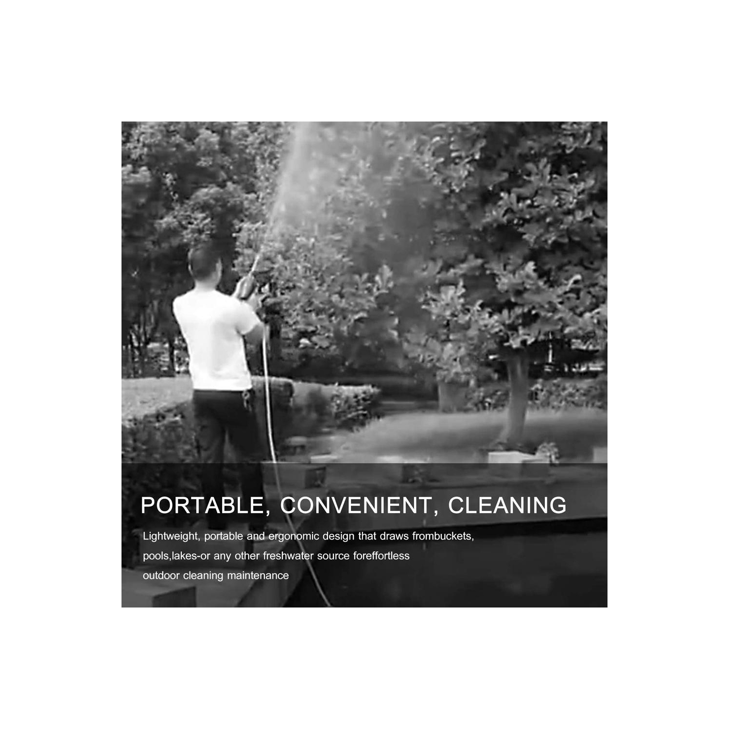 VGI 25V 30Bar Cordless High Pressure Car Washer Cleaner