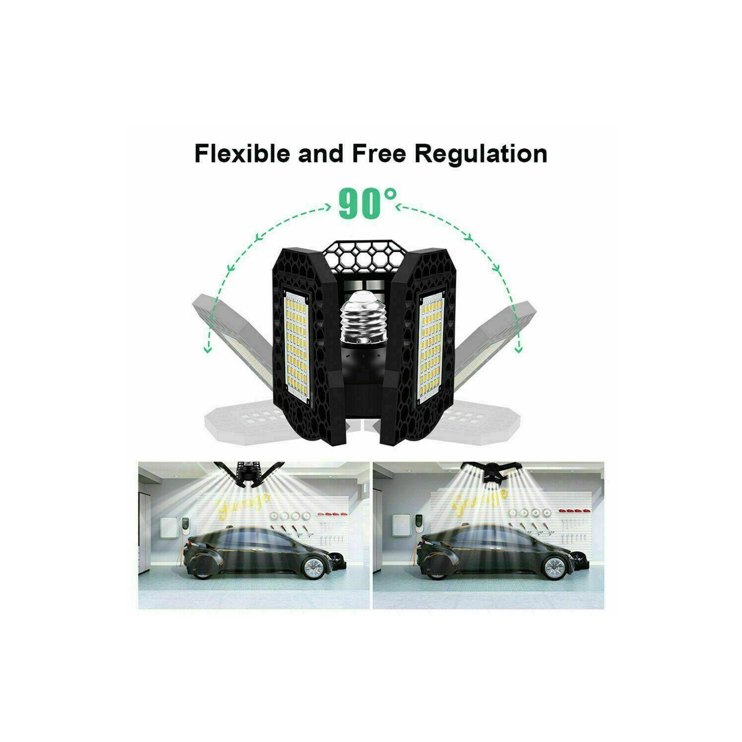 Garage Ceiling Lights 60w Shop Light for Warehouse Basement Parking Lot workshop