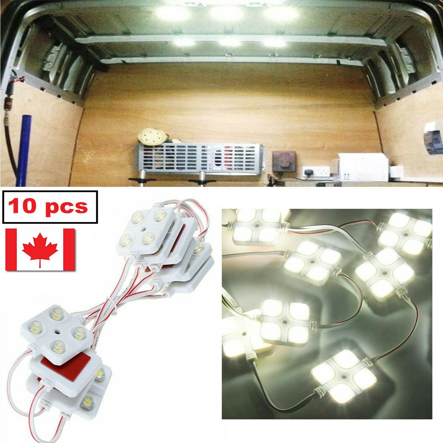 Lampes de travail intérieures à DEL pour pavillon pour bateau