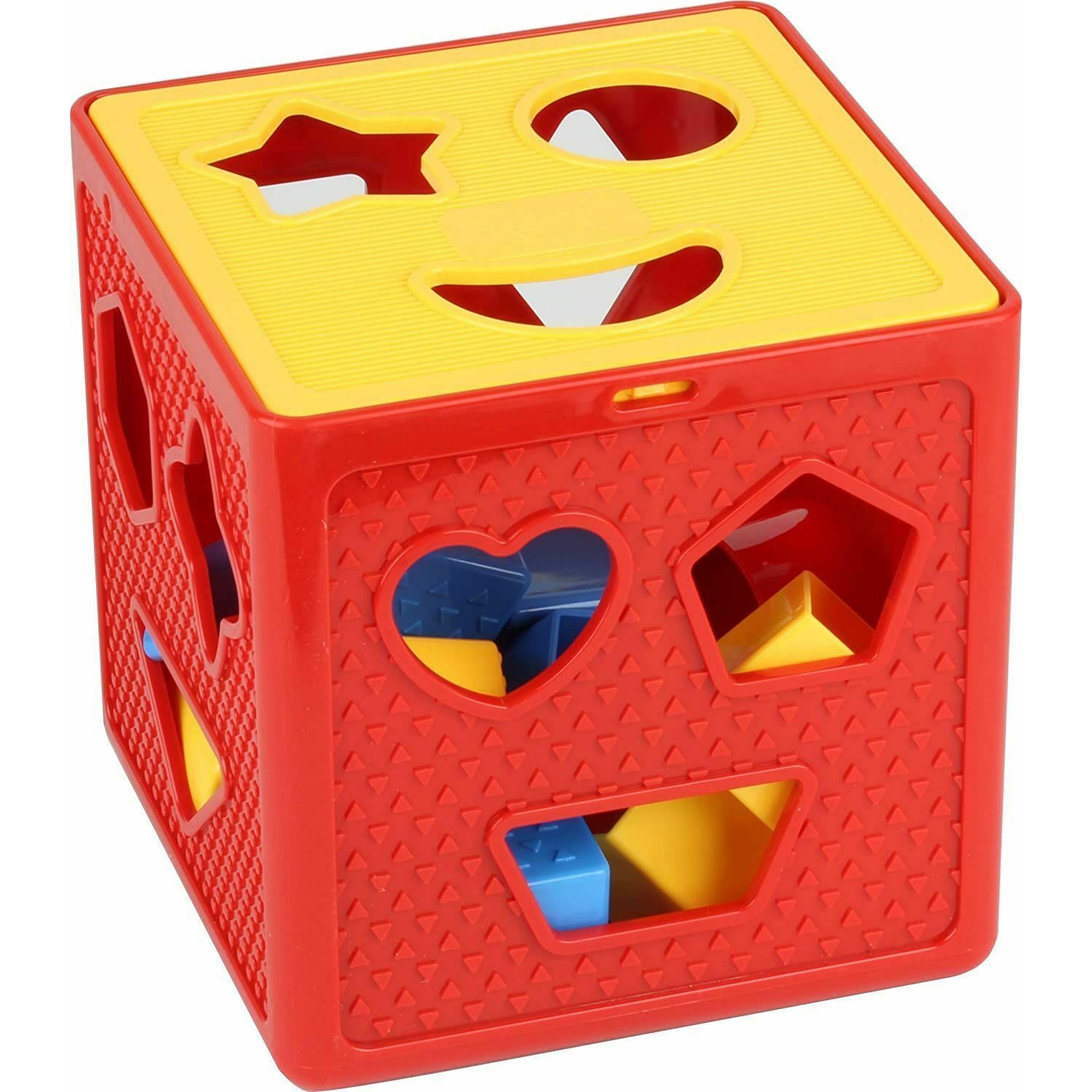 18 blocs de formes pour bébé reconnaître les couleurs des jouets avec boîte cubique de tri coloré