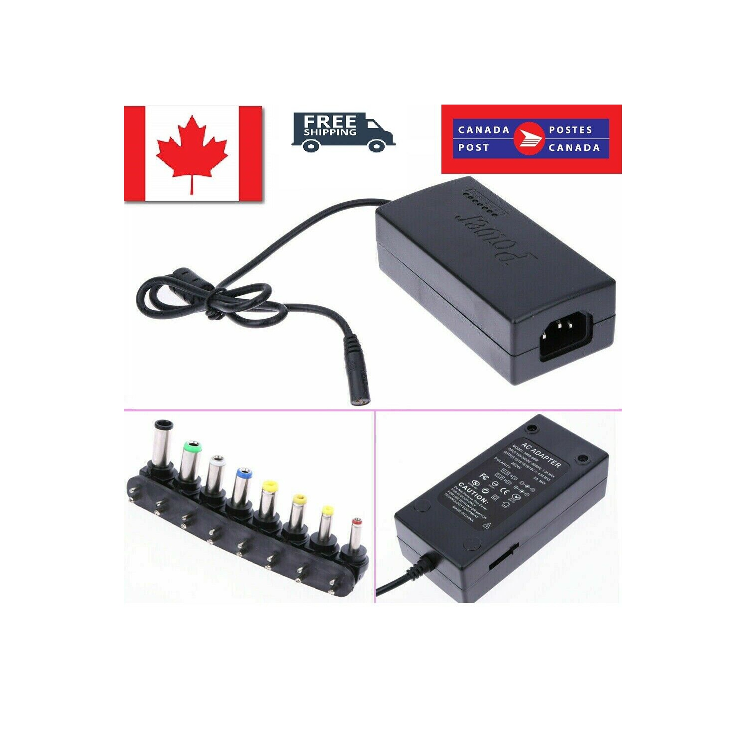 12-24V Universal Adjustable Power Supply Charger Adapter For Notebook Laptop CA