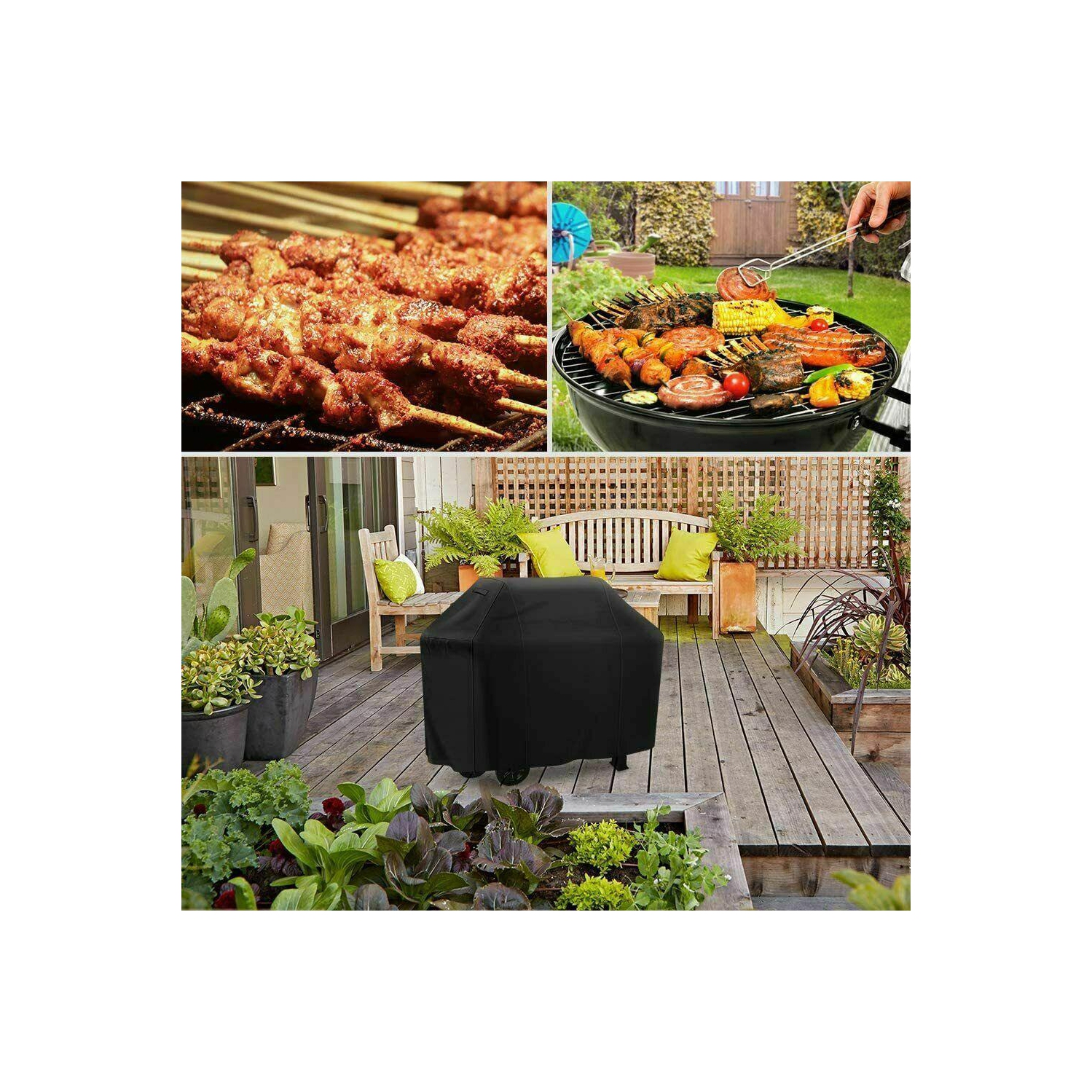 Housse de barbecue au gaz de 57&nbsp;po pour barbecue étanche, protection robuste, extérieur, CA