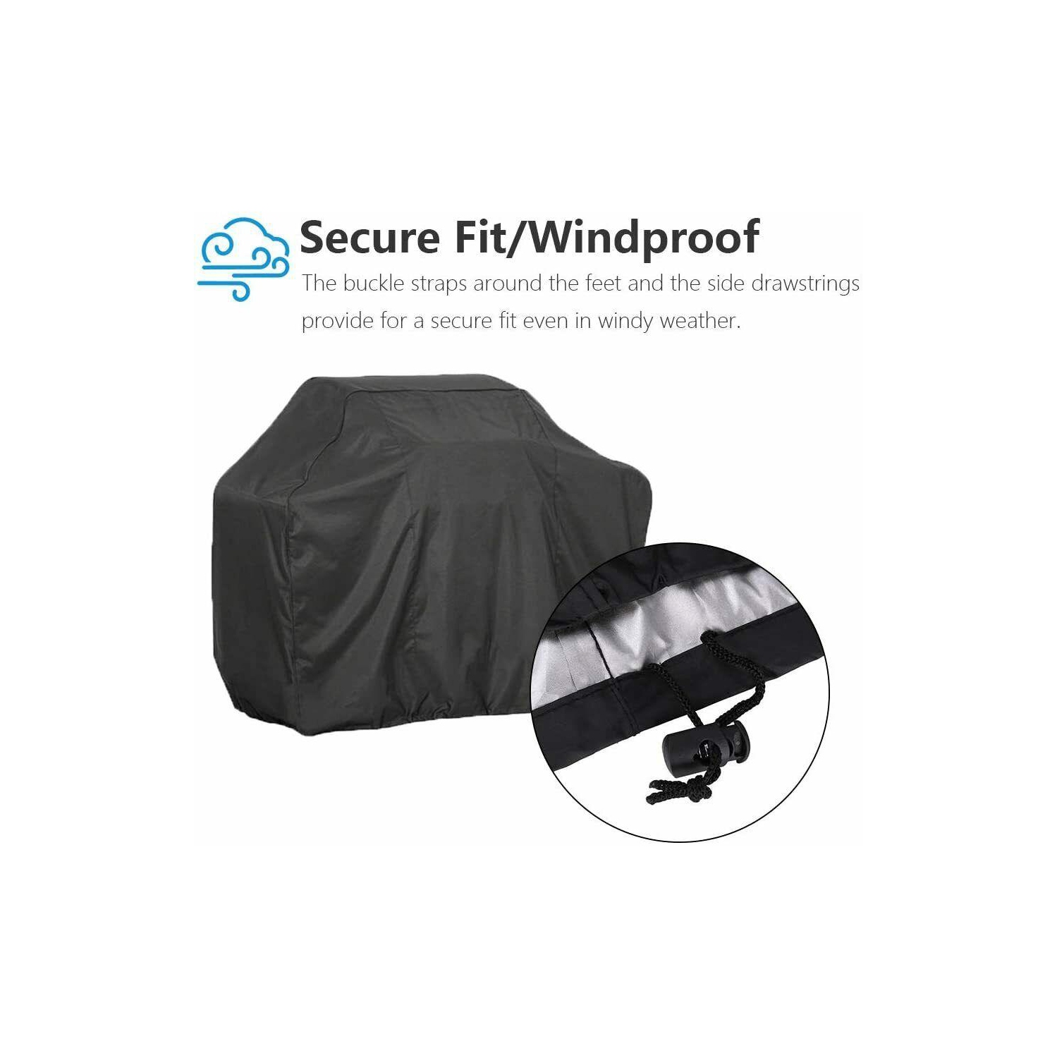 Housse de barbecue au gaz de 57&nbsp;po pour barbecue étanche, protection robuste, extérieur, CA