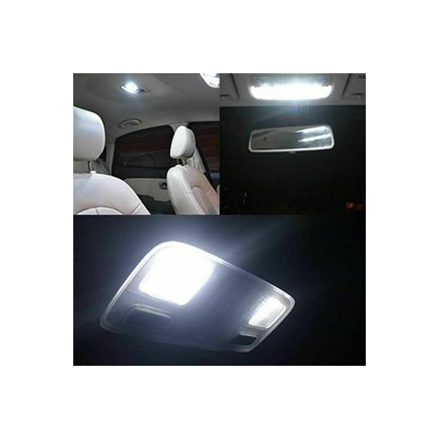 20pcs 48SMD COB White Panel LED T10 Car Interior Panel Light 12V Dome Lamp Bulb