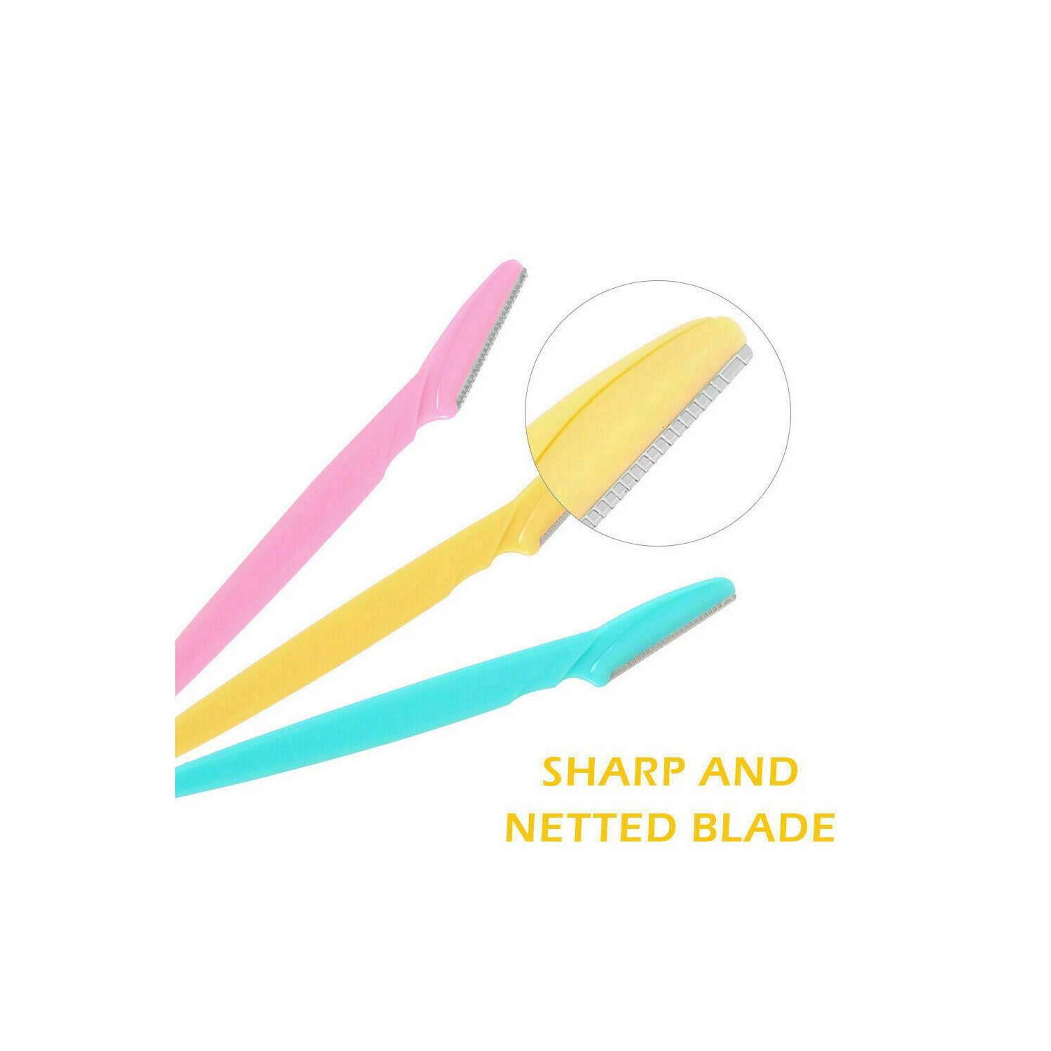 3X Women Eyebrow Razor Trimmer Face Hair Removal Safety Shaper Shaver Tool CA