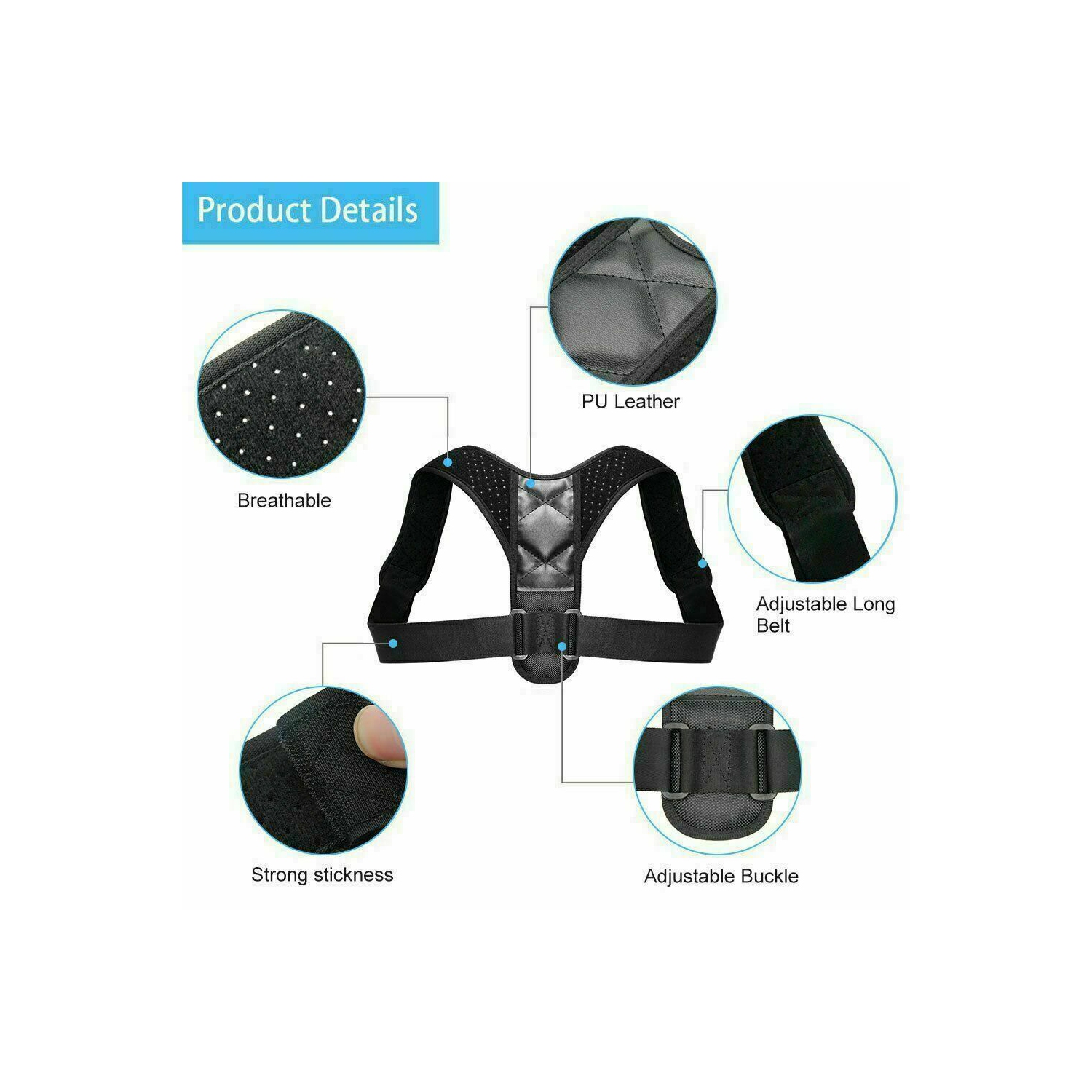 Airavat Posture Corrector - Back Support Belt for Men and Women