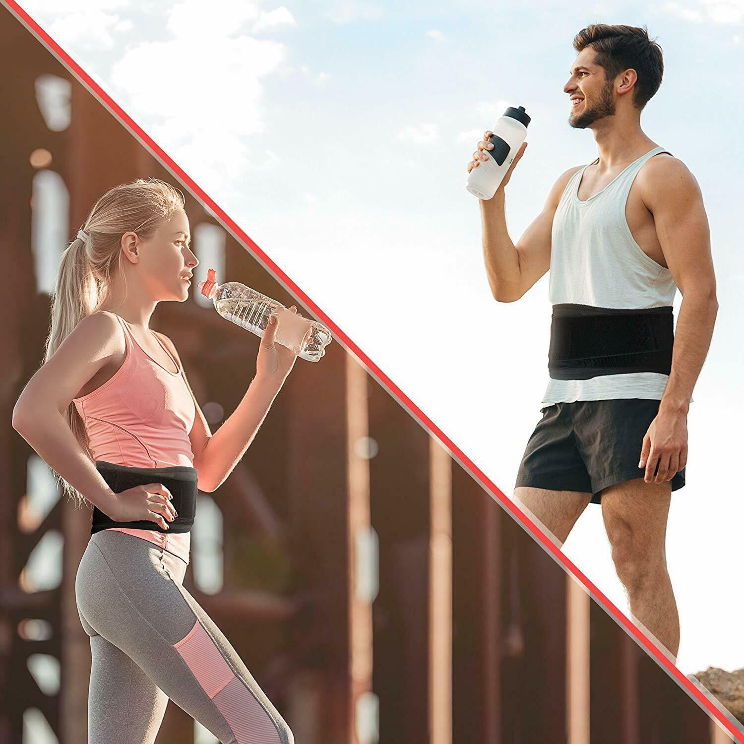 Lumbar & Lower Back Support Belt Brace Strap,Posture Waist Trimmer For Men,Women