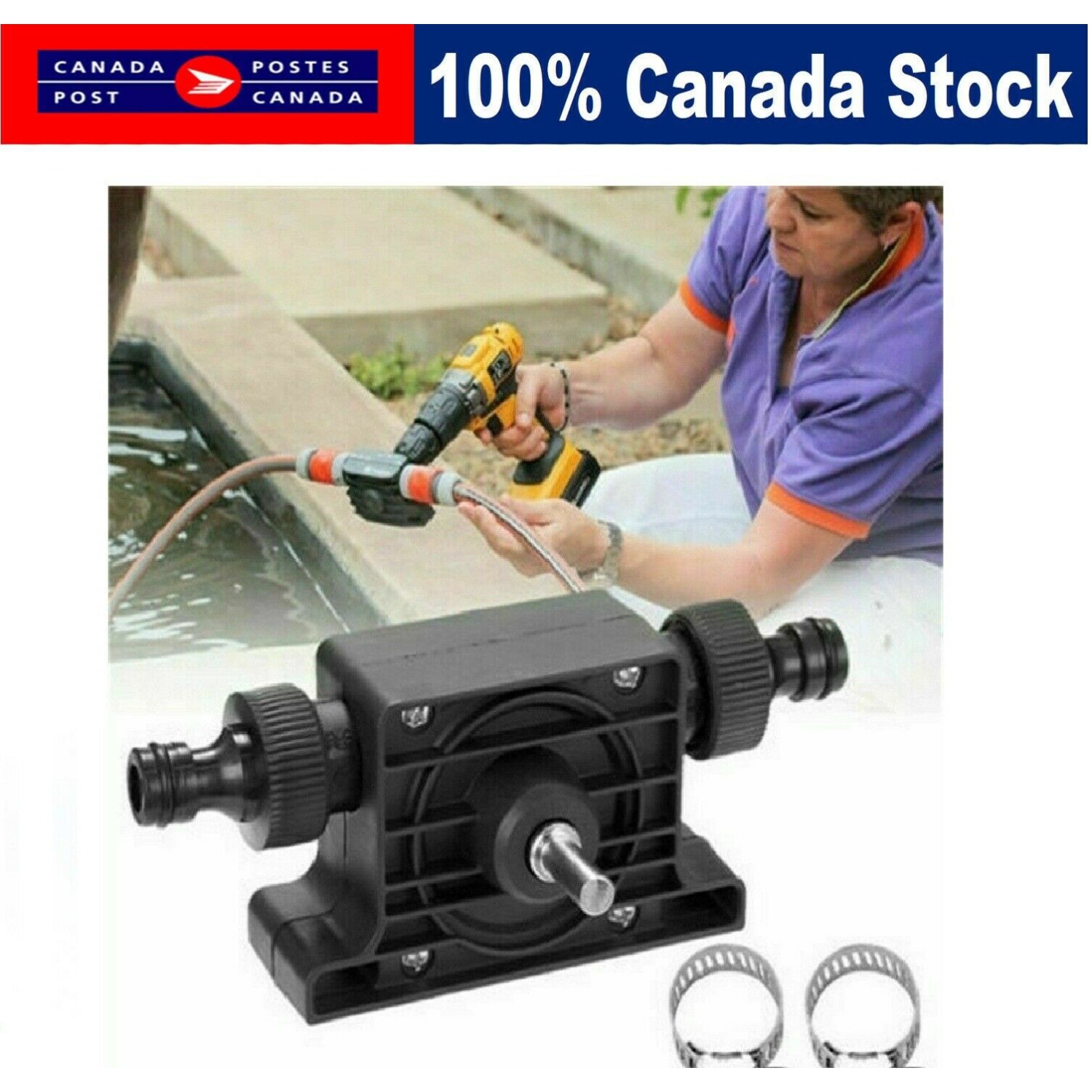 Portable Electric Drill Pump Self Priming Transfer Pump Oil Fluid Water Pump CA