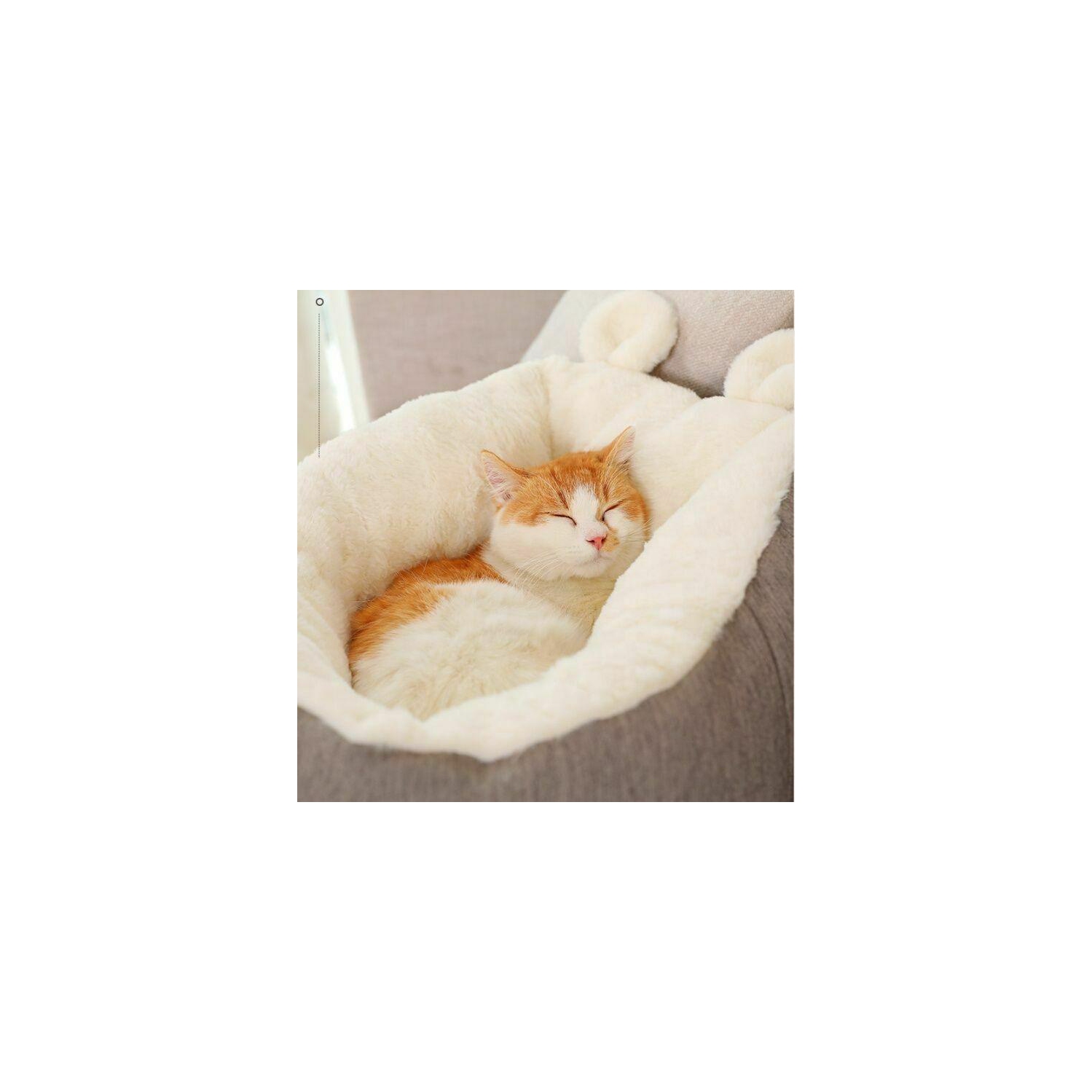 Puppy Cat Pets Soft Washable Bed Warm Cosy Round Cushion Sleeping Mat Cave Sofa