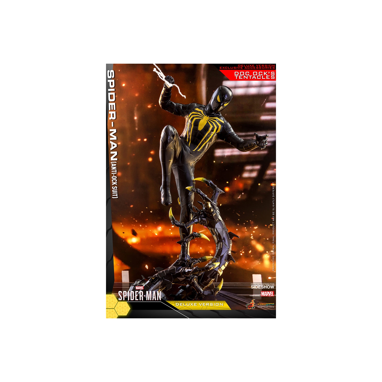 Spider-Man Video Game 12 Inch Action Figure 1/6 Scale - Spider-Man Deluxe Hot Toys 906796