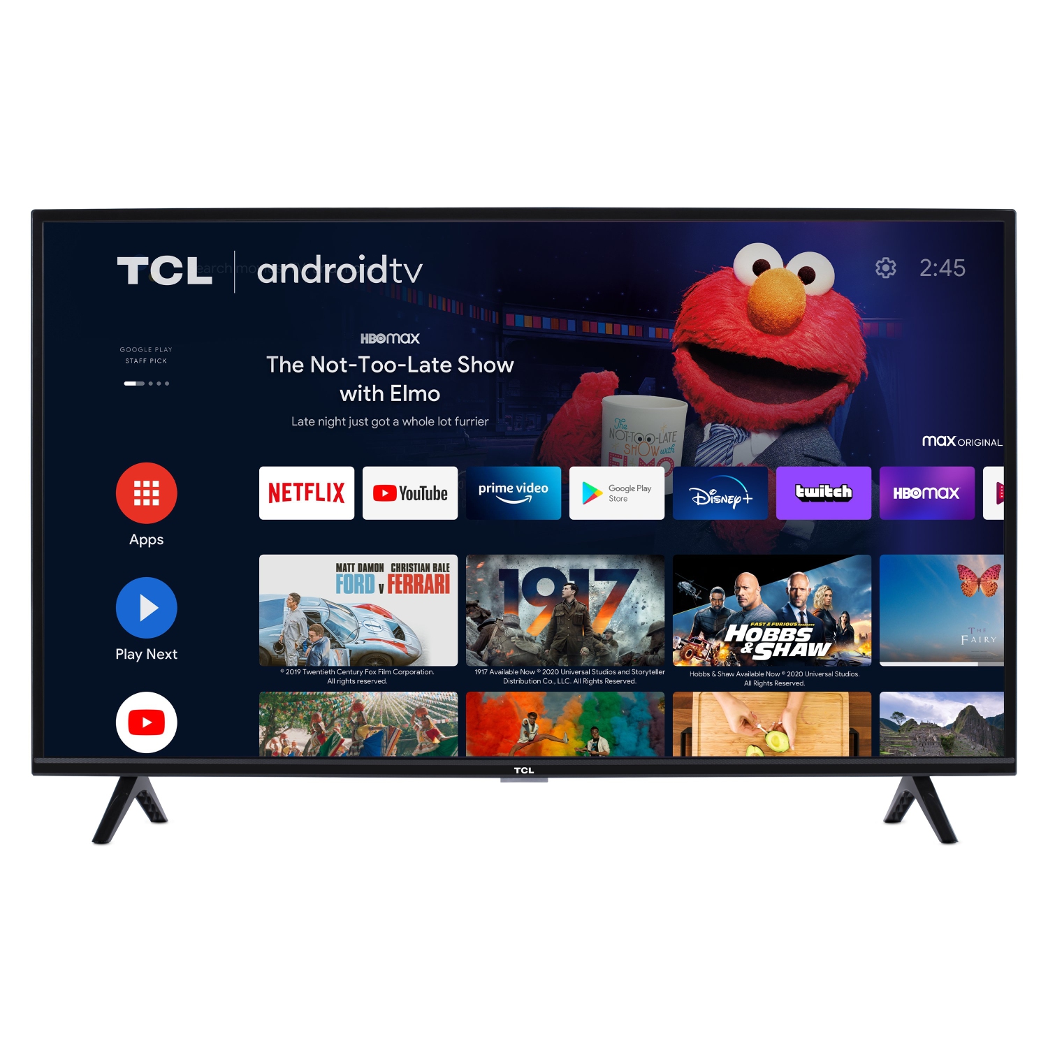 Refurbished (Good) - TCL 40" Class 1080P FHD LED Android Smart TV 3 Series (40S330)