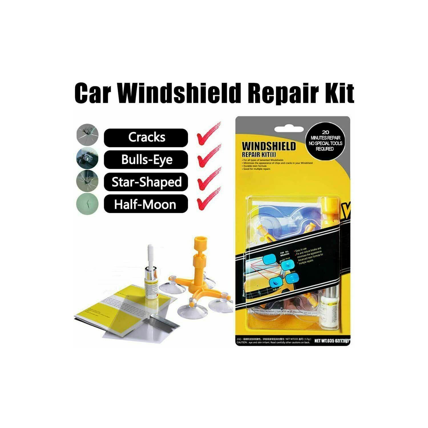Automotive Glass Nano Repair Fluid Fix Car Windshield Resin Chip Window Crack