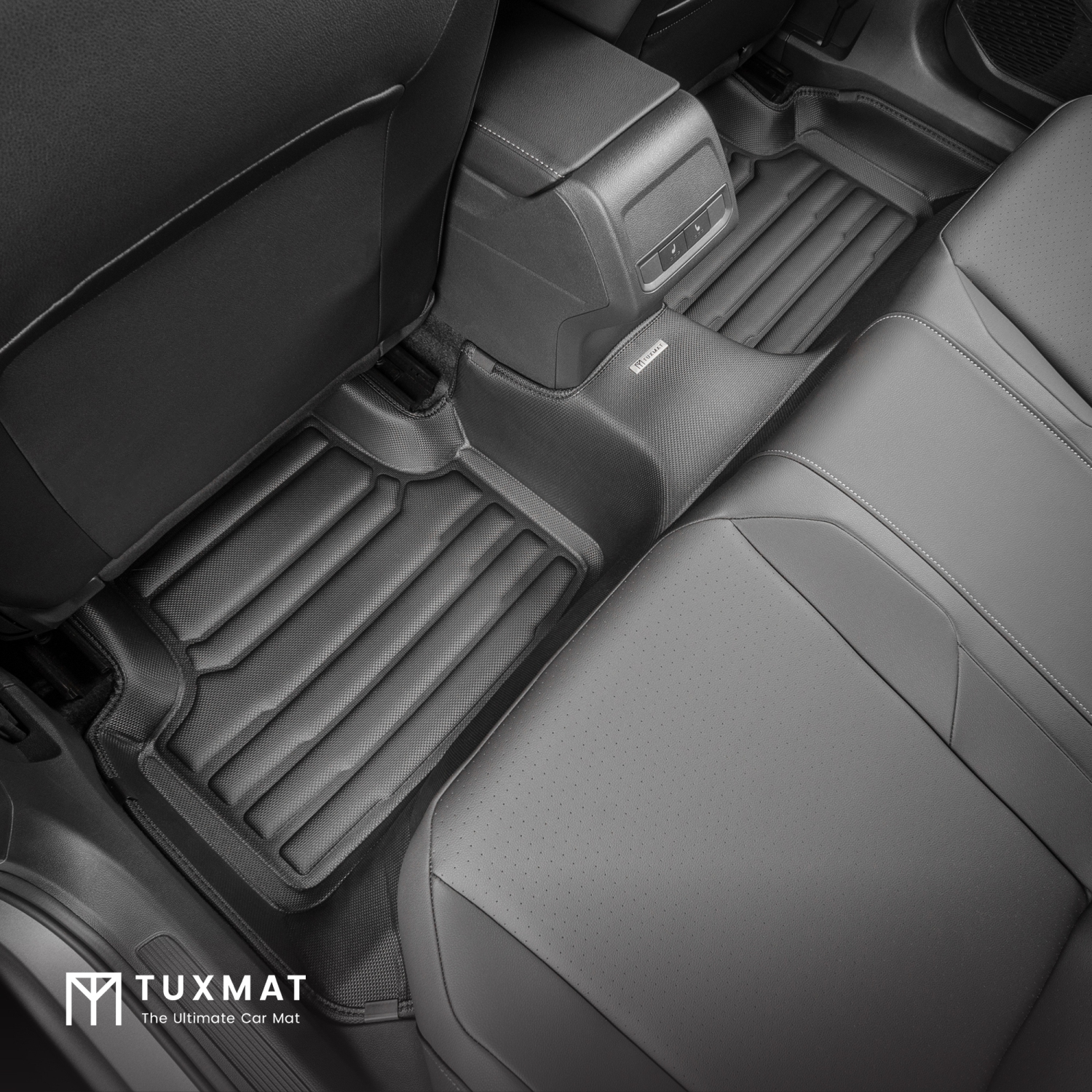 TuxMat - For Volkswagen Jetta 2019-2026 Models - Custom Car Mats - Maximum Coverage, All Weather, Laser Measured - This Full Set Includes 1st and 2nd