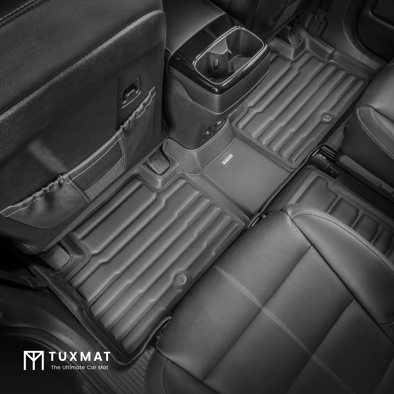 TuxMat - For Kia Telluride 7-Seater 2020-2025 Models - Custom Car Mats - Maximum Coverage, All Weather, Laser Measured - This Full Set Includes 1st,