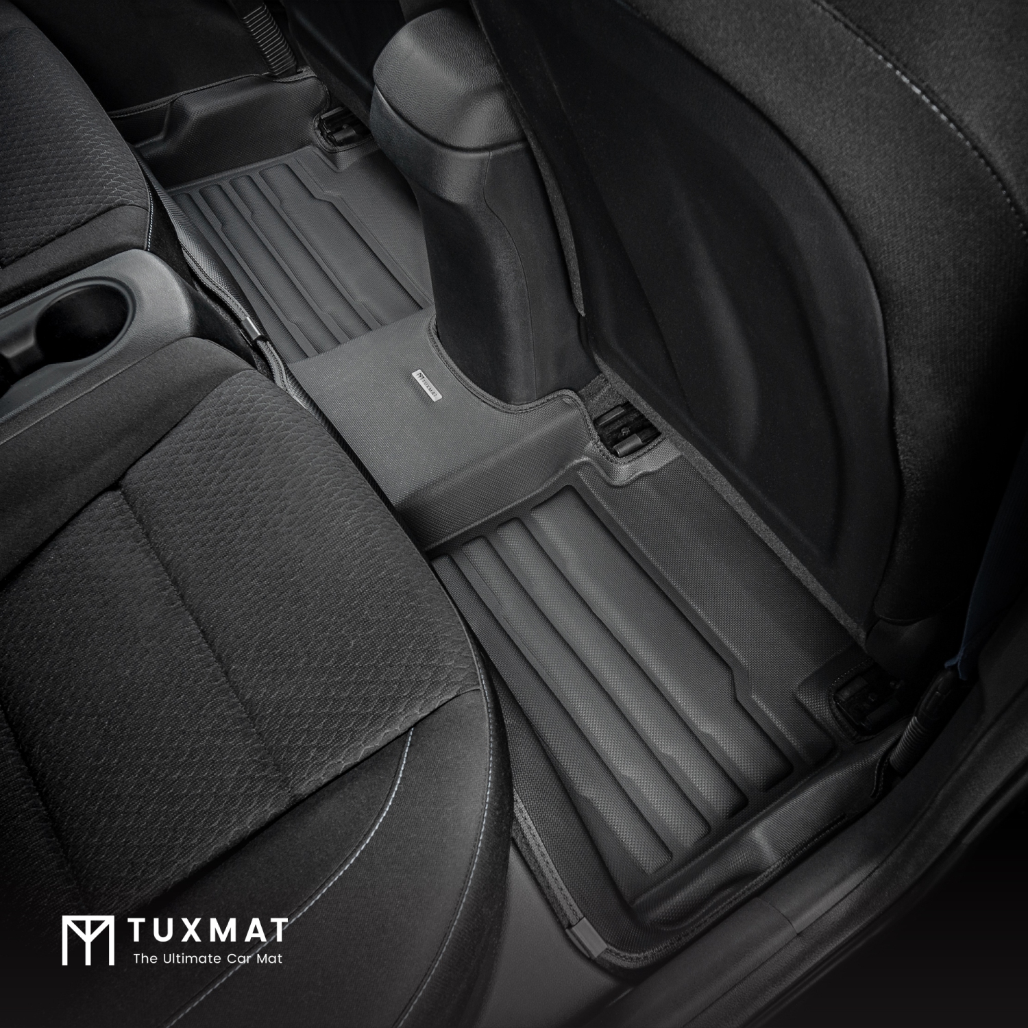 TuxMat - For Hyundai Veloster 2019-2022 Models - Custom Car Mats - Maximum Coverage, All Weather, Laser Measured - This Full Set Includes 1st and 2nd