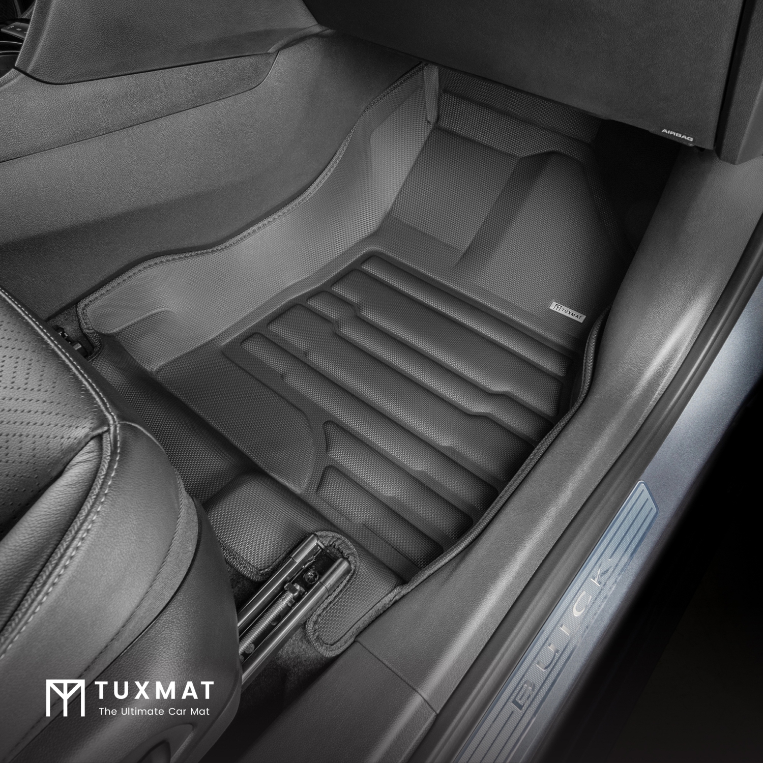 Tapis TuxMat - Pour les modèles Buick Encore GX AWD 2020-2026 - Tapis d'auto sur mesure - Couverture maximale, toutes saisons, mesurée au laser - Cet