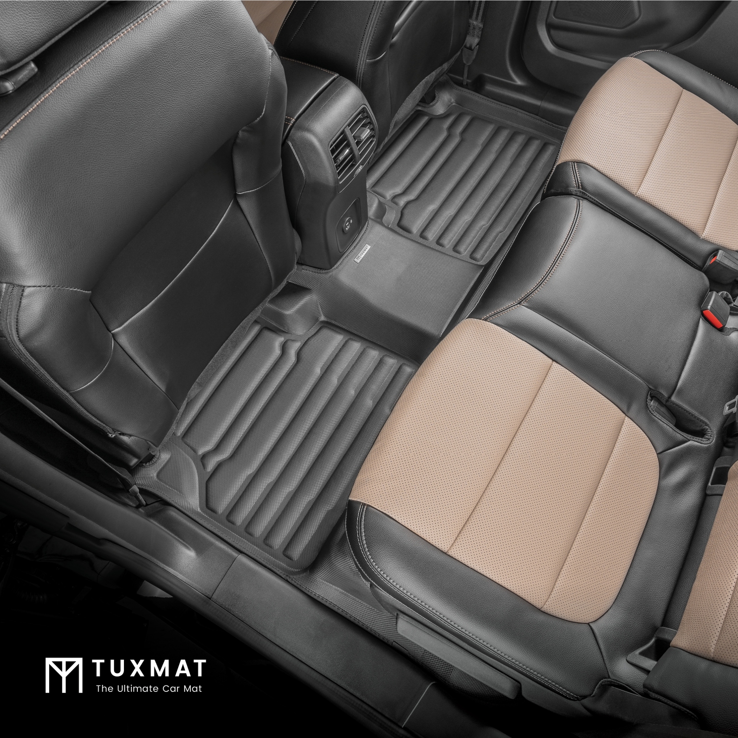 Tuxmat - pour Ford Escape Hybrid 2020-2025 modèles - Tapis de voiture personnalisé - Couverture maximale, toutes saisons, laser mesuré - cet ensemble