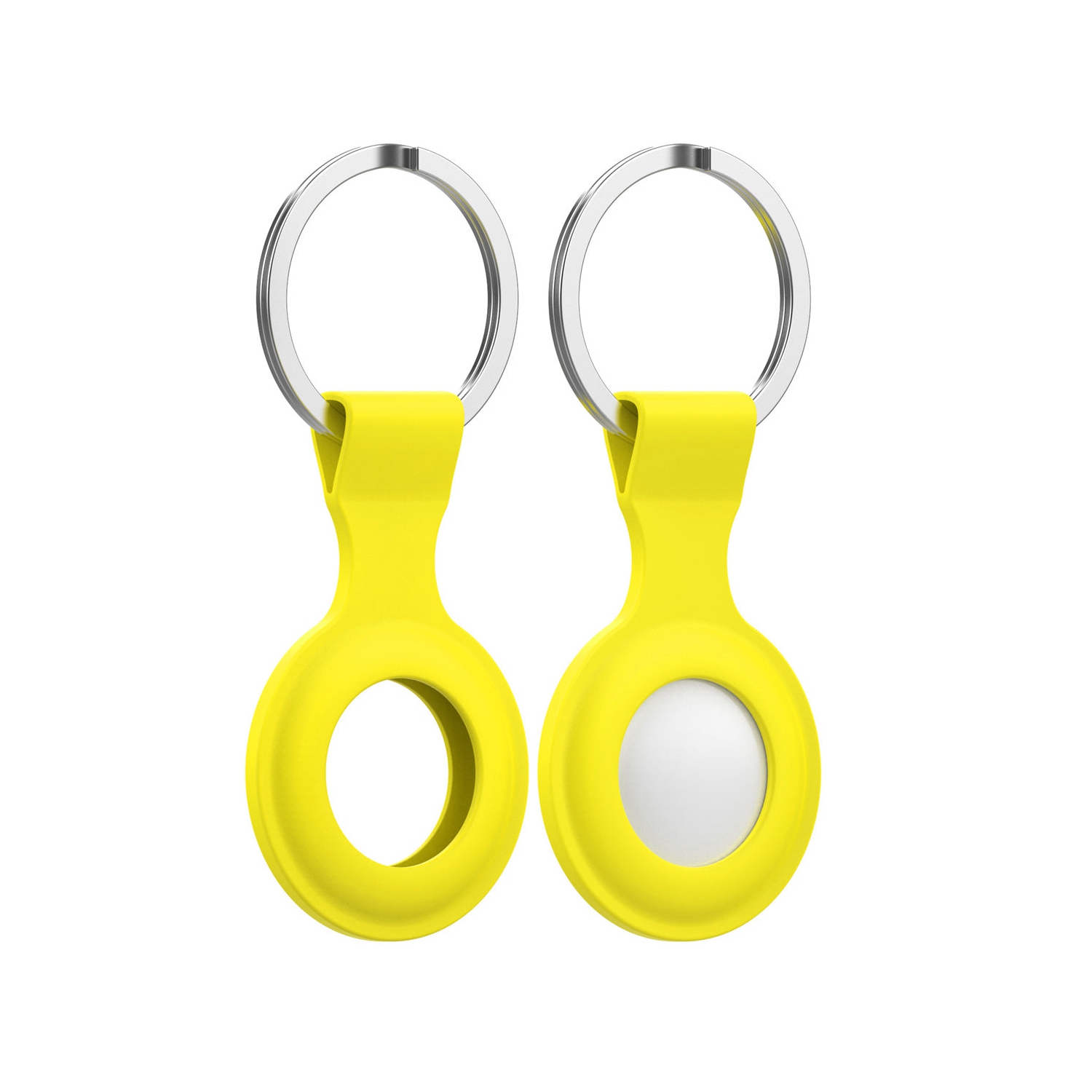 PANDACO Yellow Keyring Case for Apple AirTag