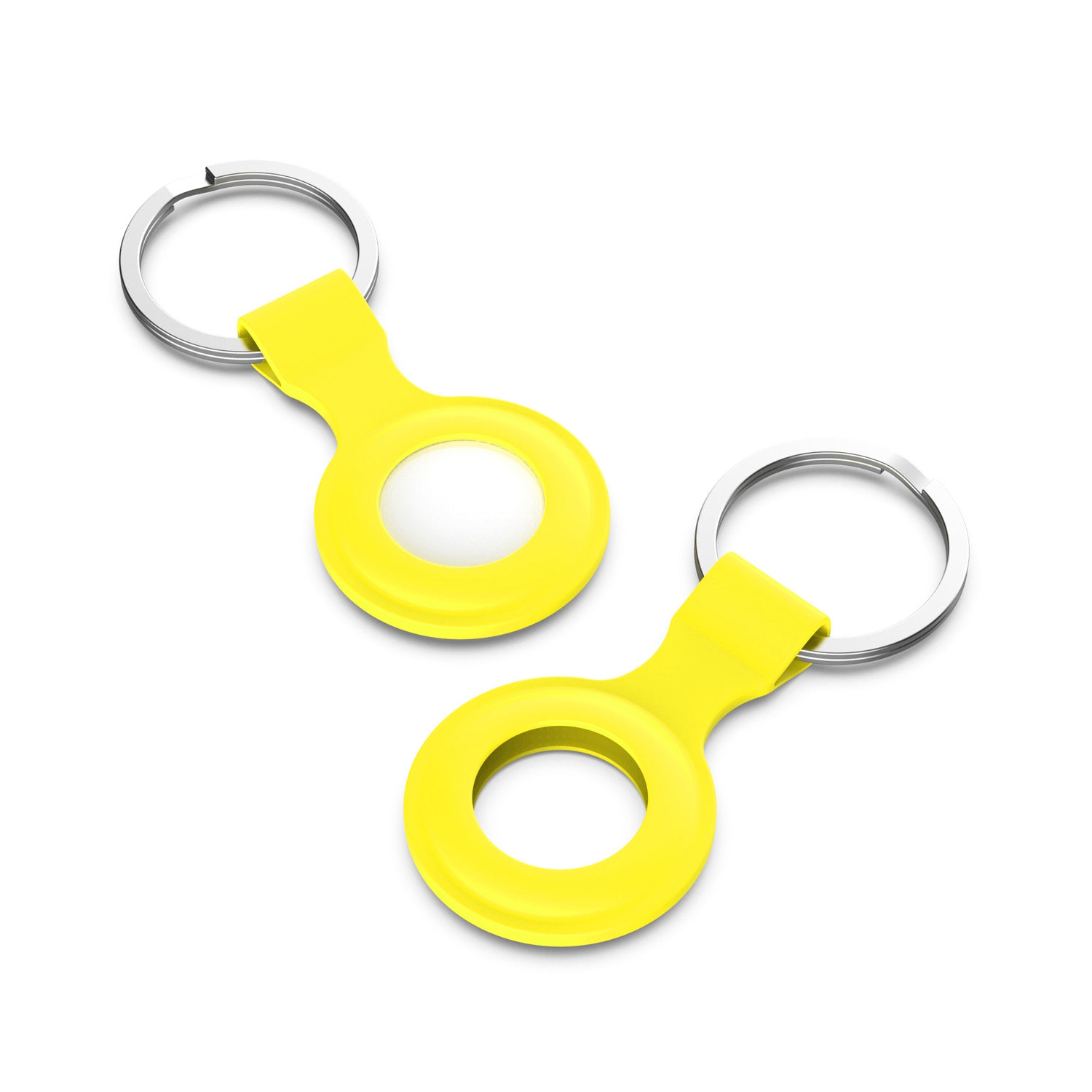 PANDACO Yellow Keyring Case for Apple AirTag