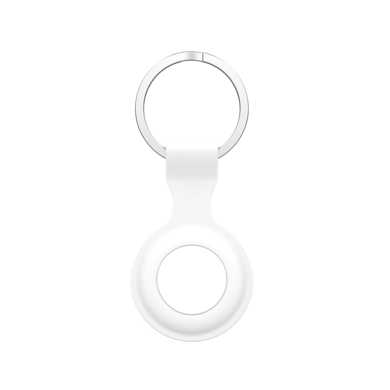 PANDACO White Keyring Case for Apple AirTag