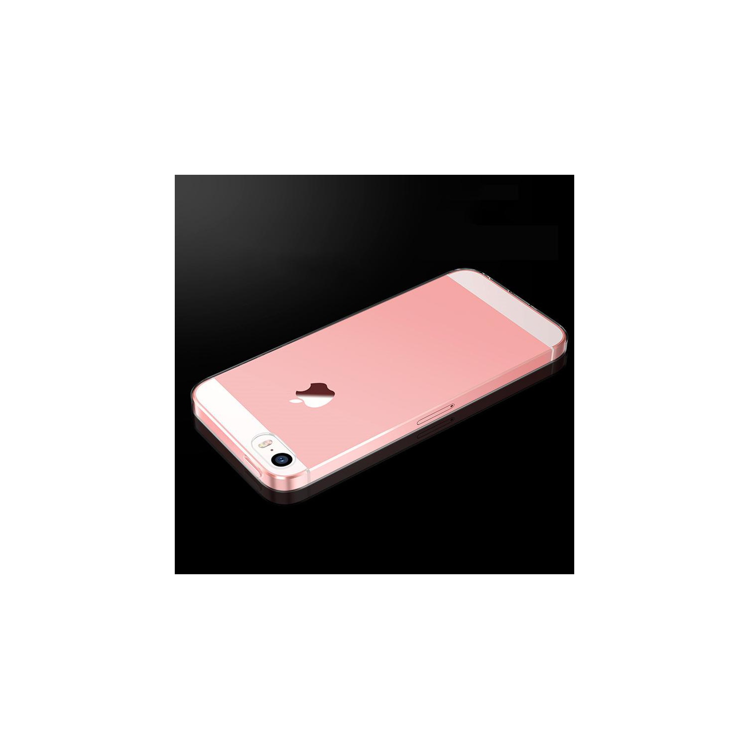 PANDACO Étui souple ajusté pour iPhone 5/5s/SE (Transparent)