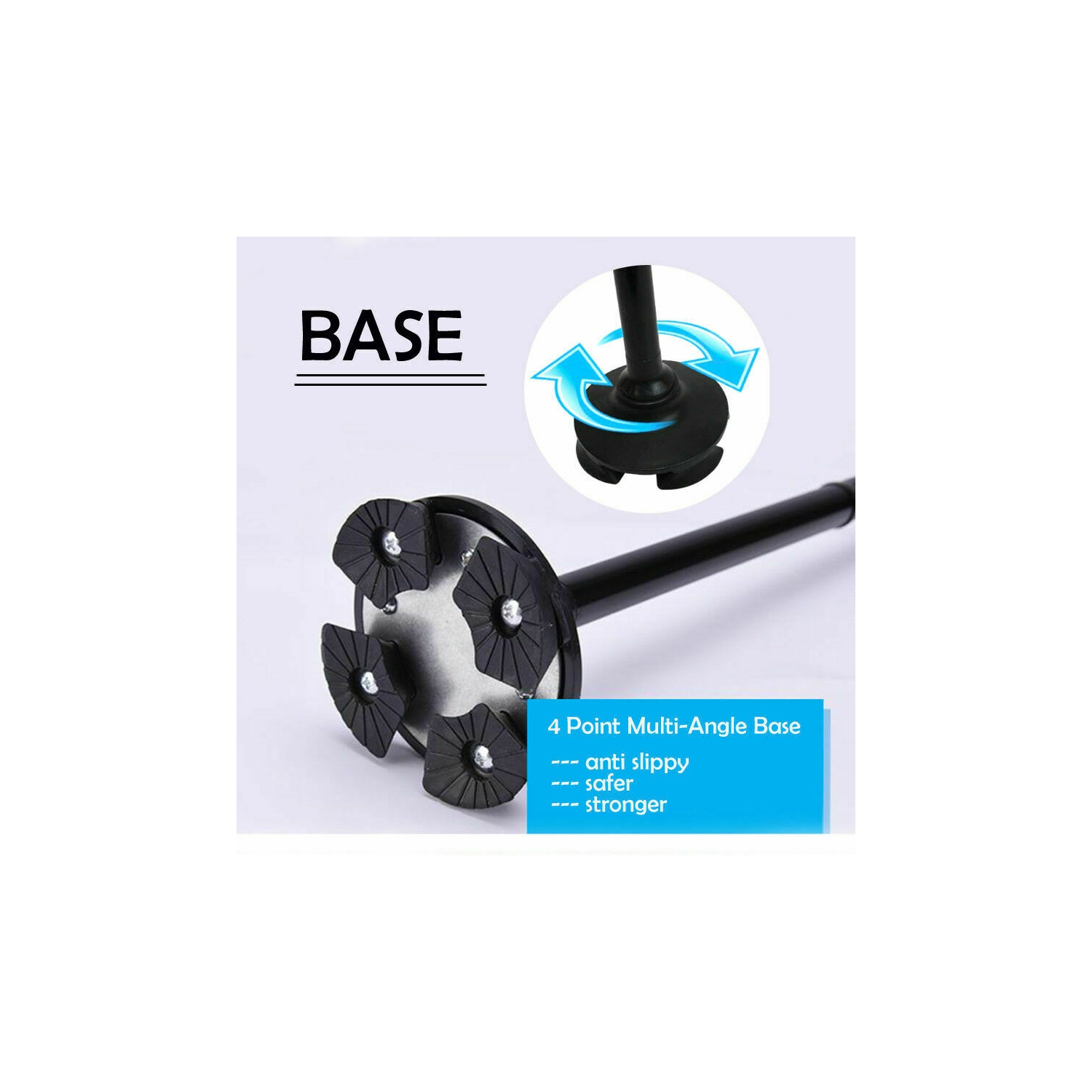 ISTAR Foldable Walking Cane for Men, Women - Fold-up, Collapsible, Lightweight, Adjustable, Portable Hand Walking Stick - Balancing Mobility Aid -