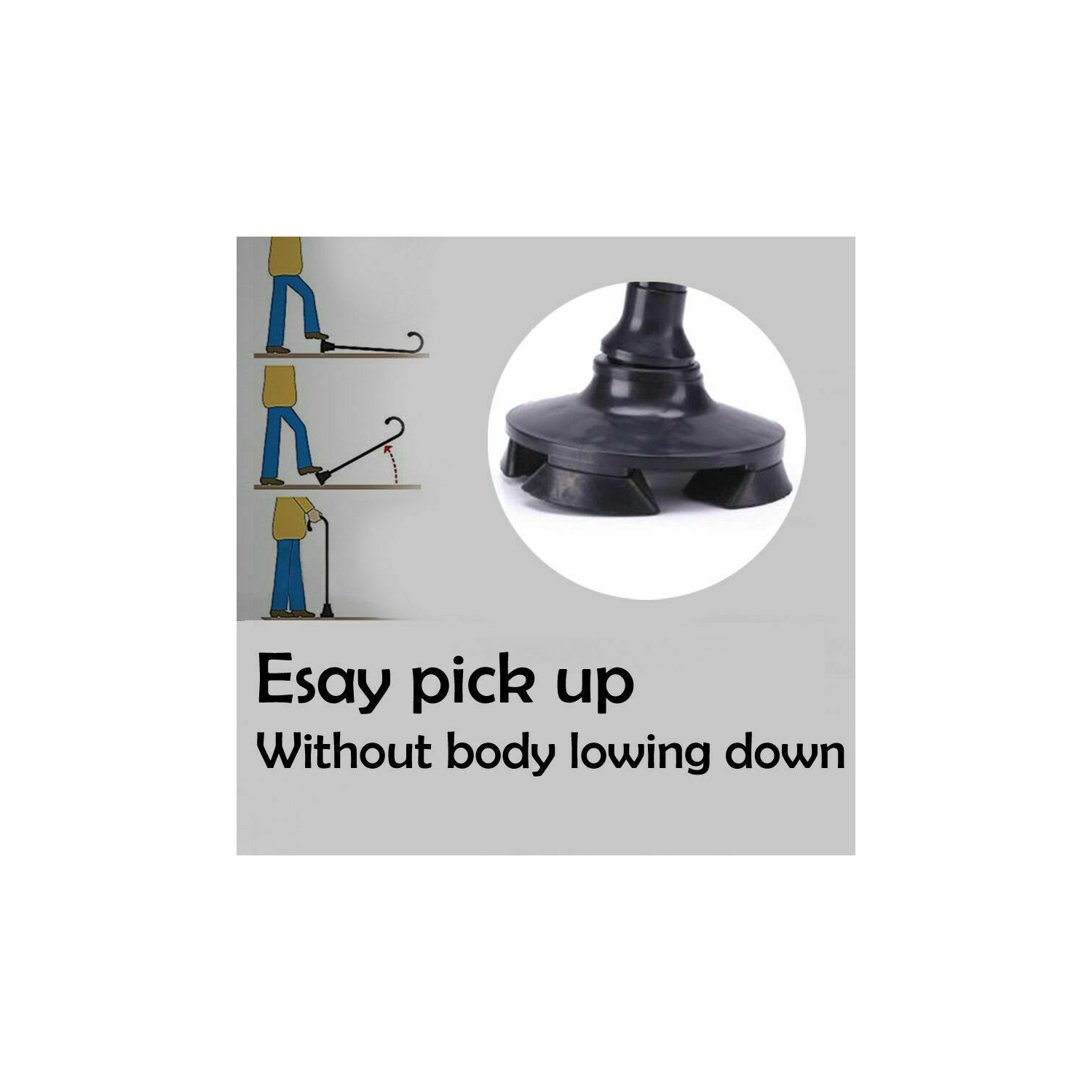 ISTAR Foldable Walking Cane for Men, Women - Fold-up, Collapsible, Lightweight, Adjustable, Portable Hand Walking Stick - Balancing Mobility Aid -