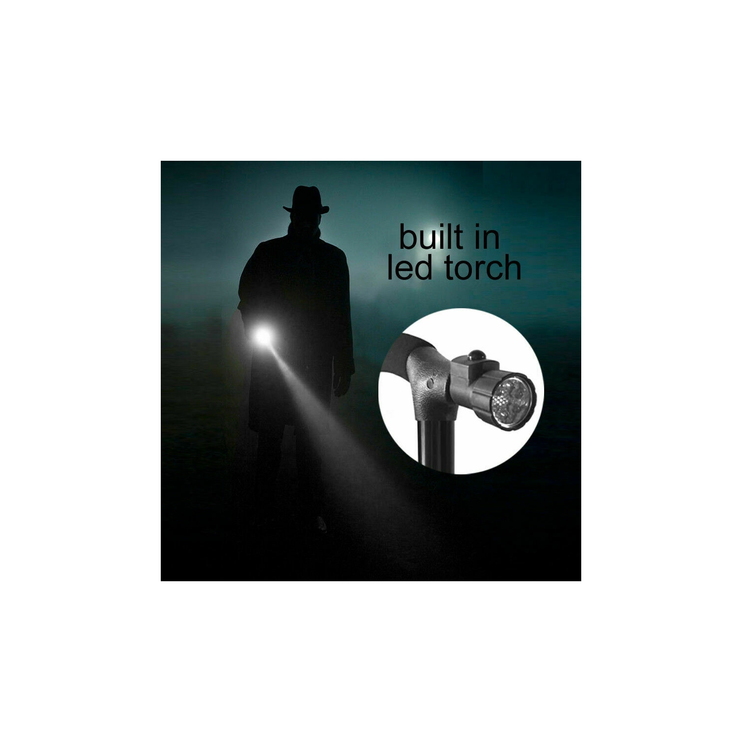 ISTAR Foldable Walking Cane for Men, Women - Fold-up, Collapsible, Lightweight, Adjustable, Portable Hand Walking Stick - Balancing Mobility Aid -