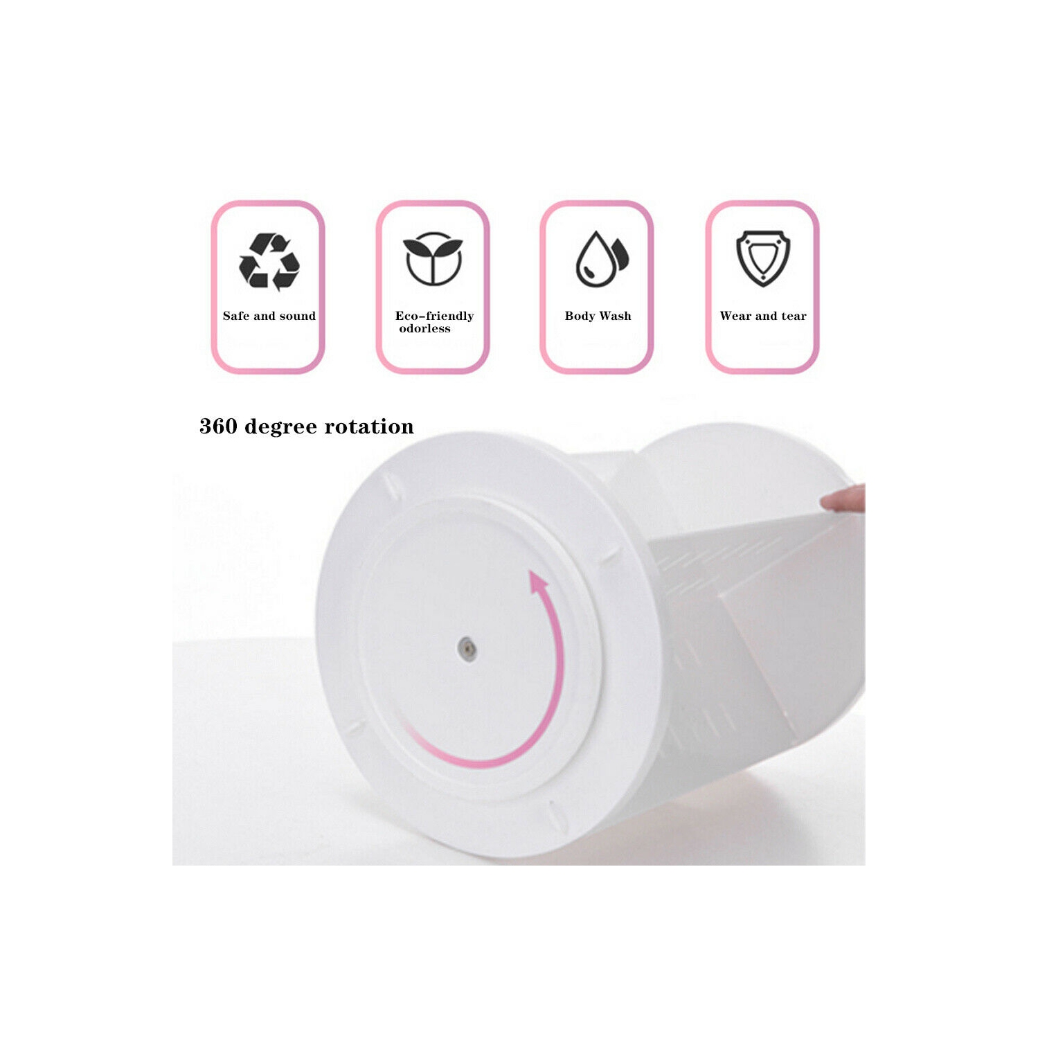 ISTAR 360 Rotating Makeup Organizer, DIY Adjustable Bathroom Makeup Carousel Spinning Holder Rack, Large Capacity Cosmetics Storage Box Vanity Shelf