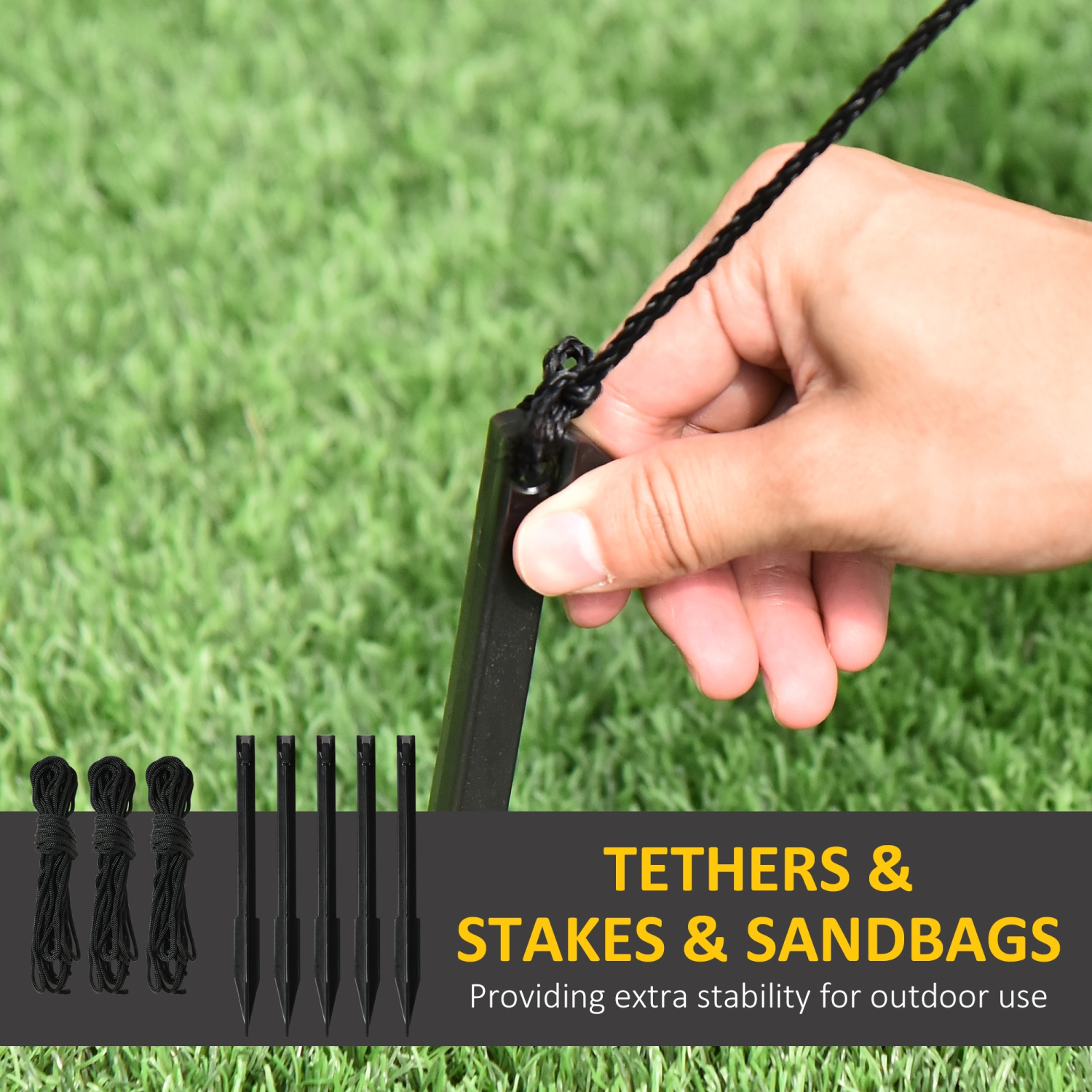 HOMCOM – Pumpkin Reaper, décoration d’Halloween gonflable 7&nbsp;pi, écran de jardin à DEL avec lumières pour le jardin, la fête, les fêtes