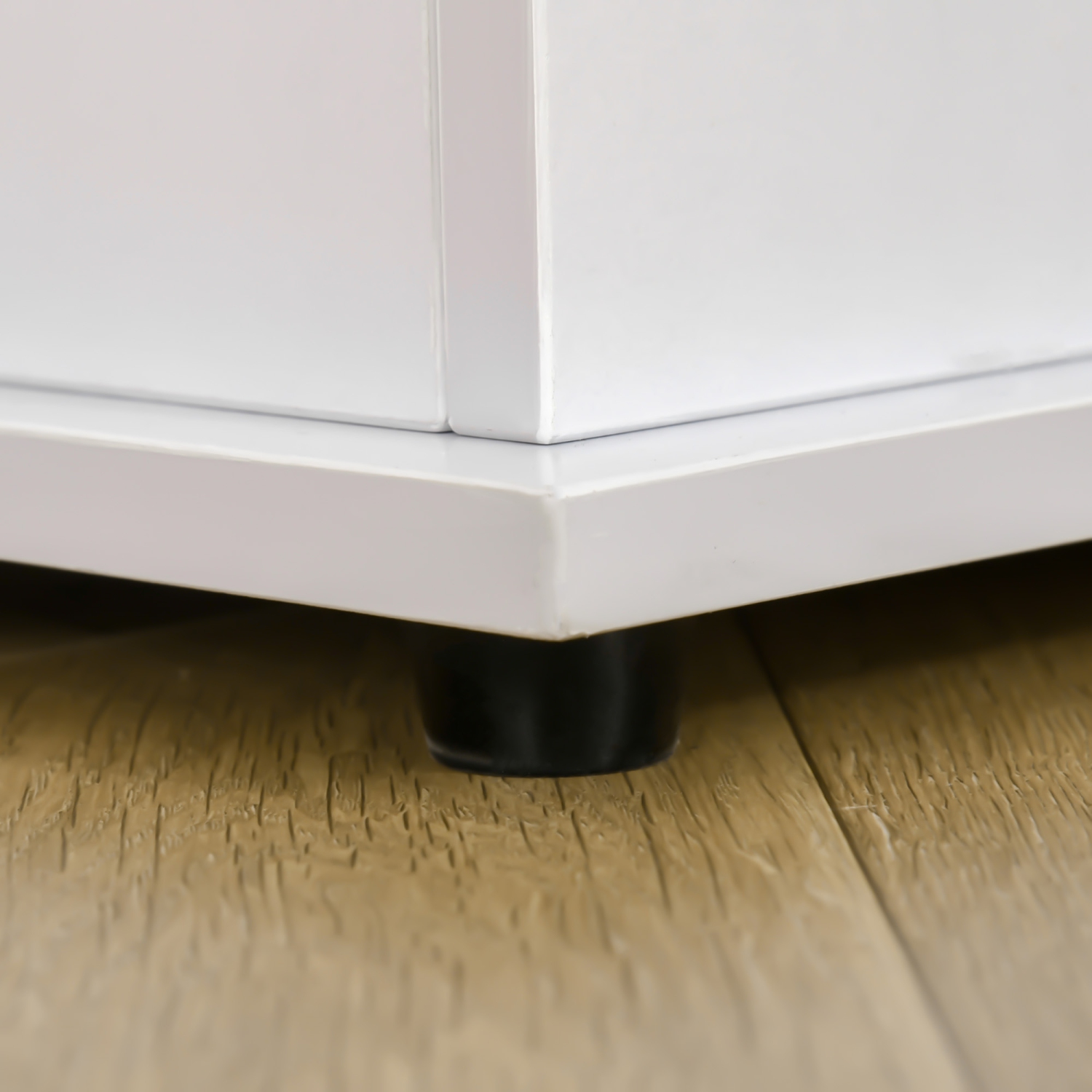 HOMCOM – Commode de rangement à couvercle supérieur relevable de 39,5 po avec 2 charnières de sécurité, range-tout avec couvercle rabattable, banc de