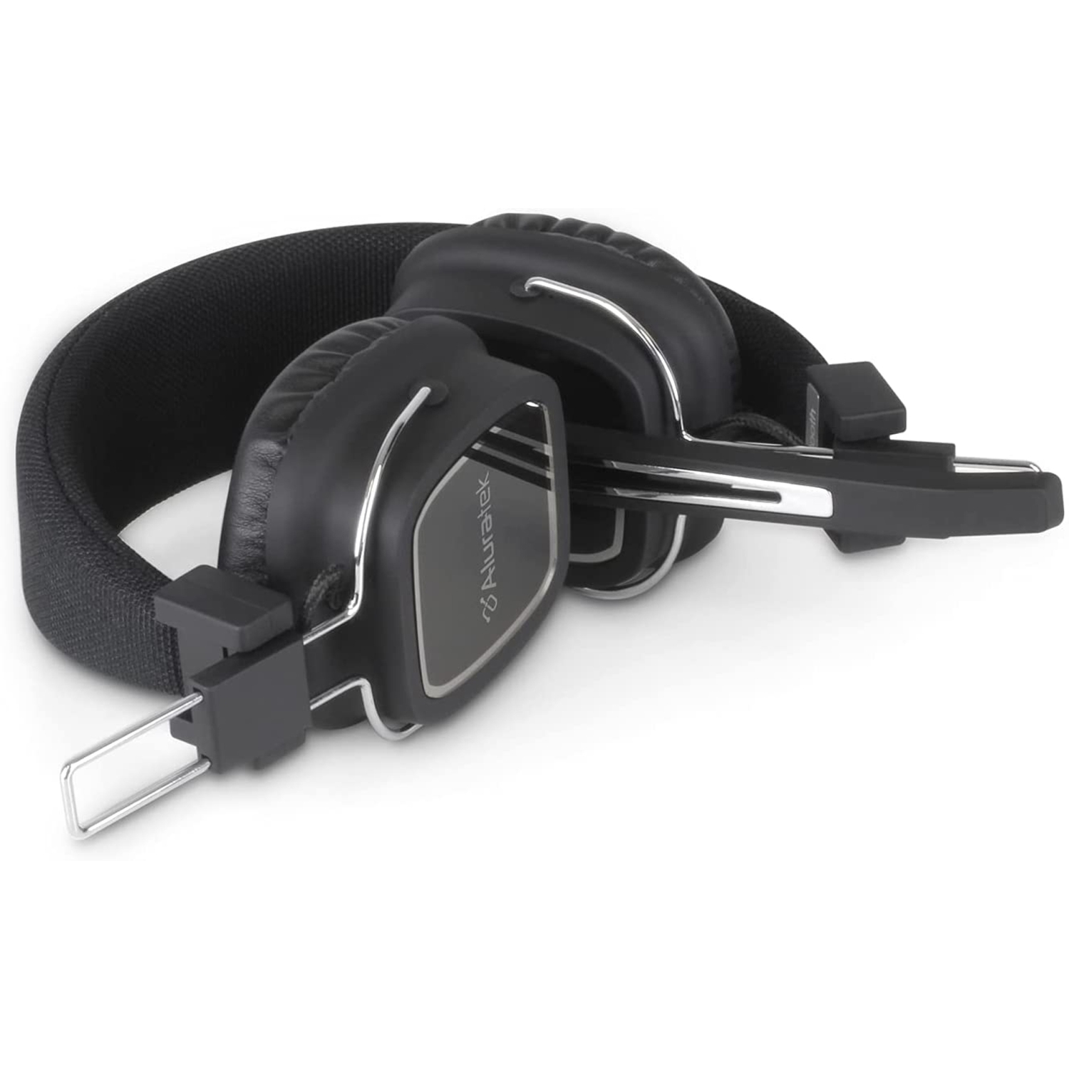 Aluratek Bluetooth Wireless Stereo Headset with Boom Microphone and Bluetooth Dongle