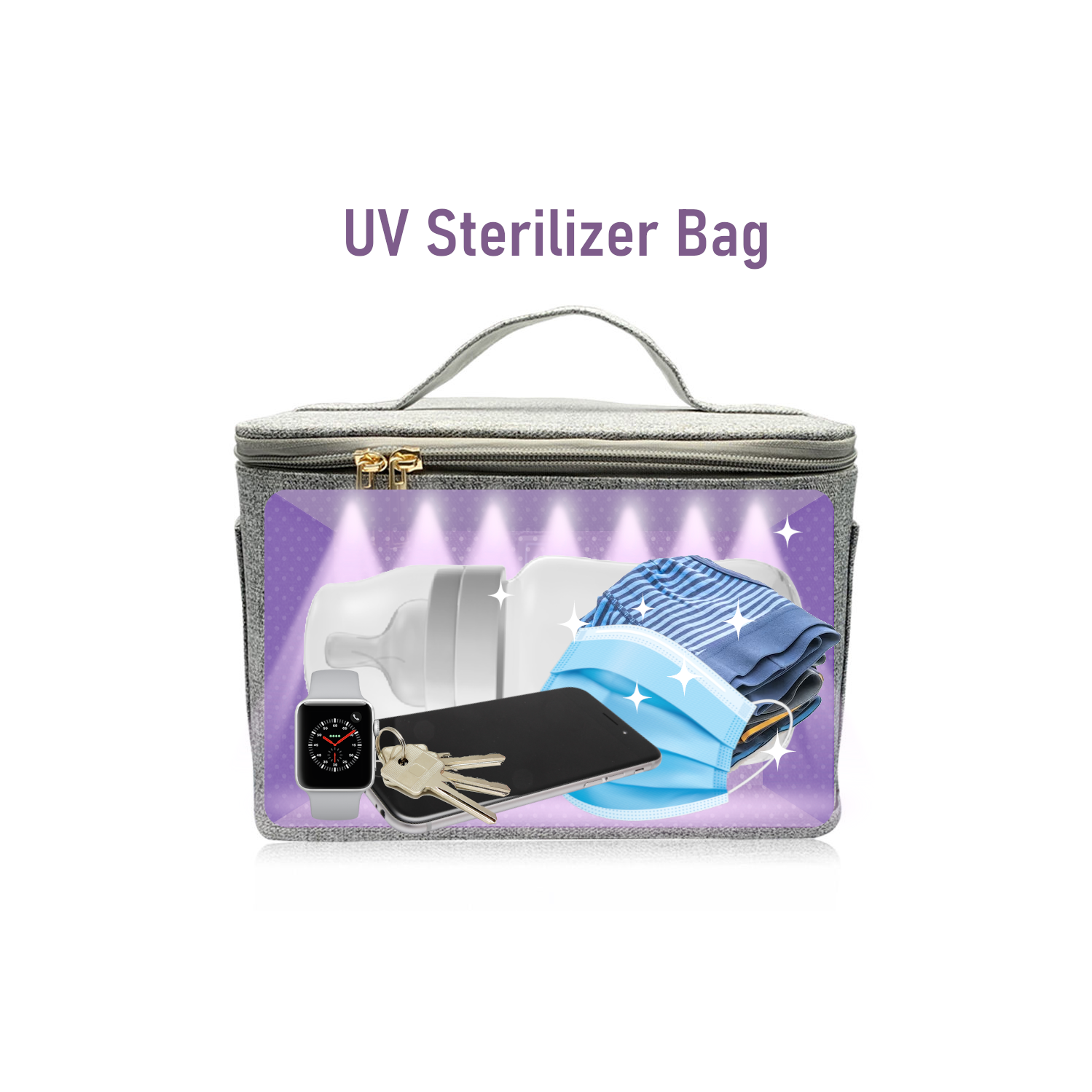 UV LED Light Disinfection Sanitizer Portable Bag