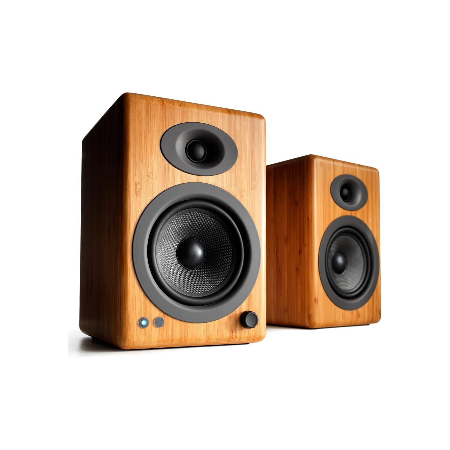 Audioengine A5+ Wireless Speakers w/ Bluetooth - Bamboo
