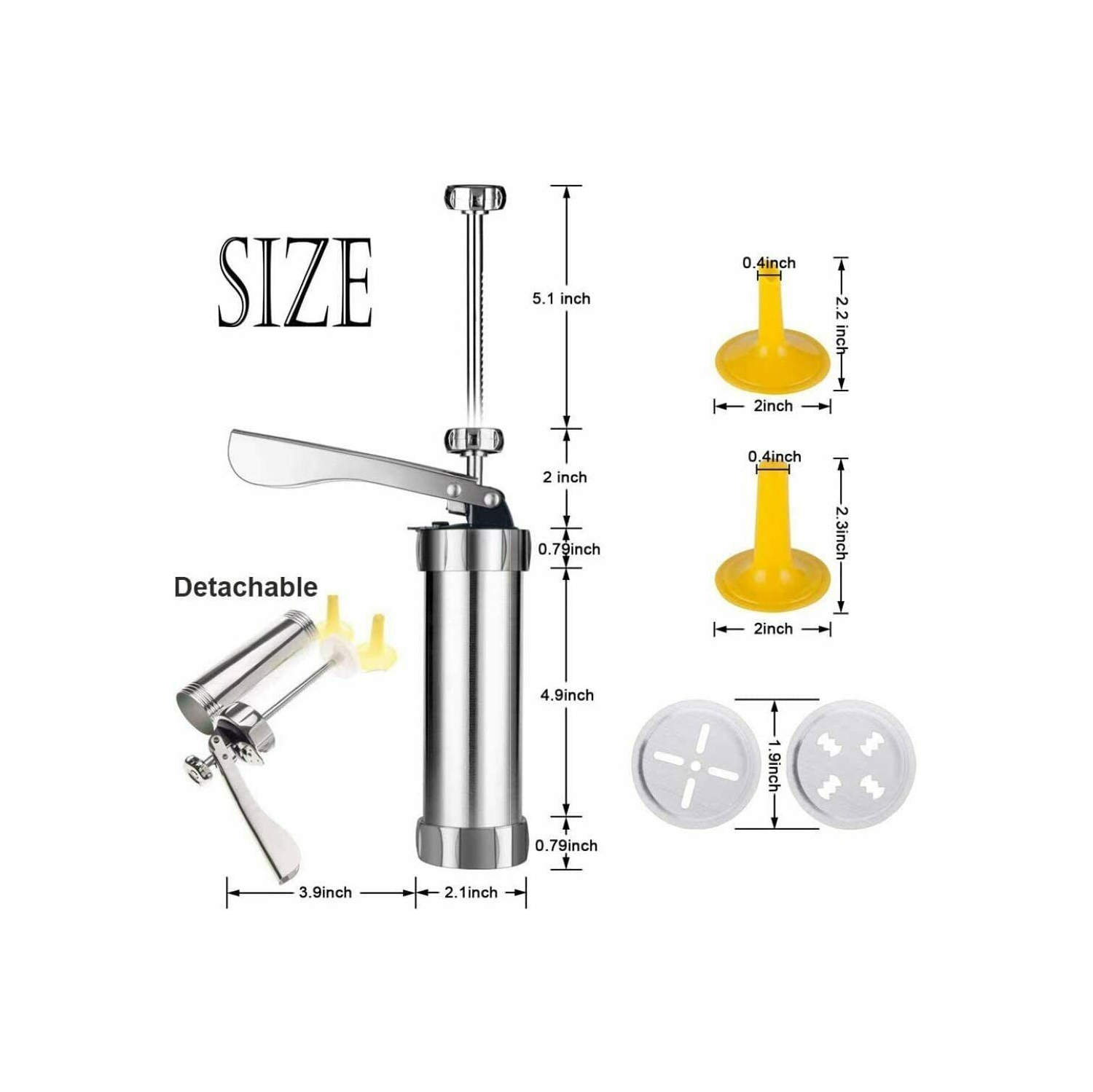 Biscuit Cookie Maker Cookie Press Machine Kit Spritz Dough Biscuits Making Tool