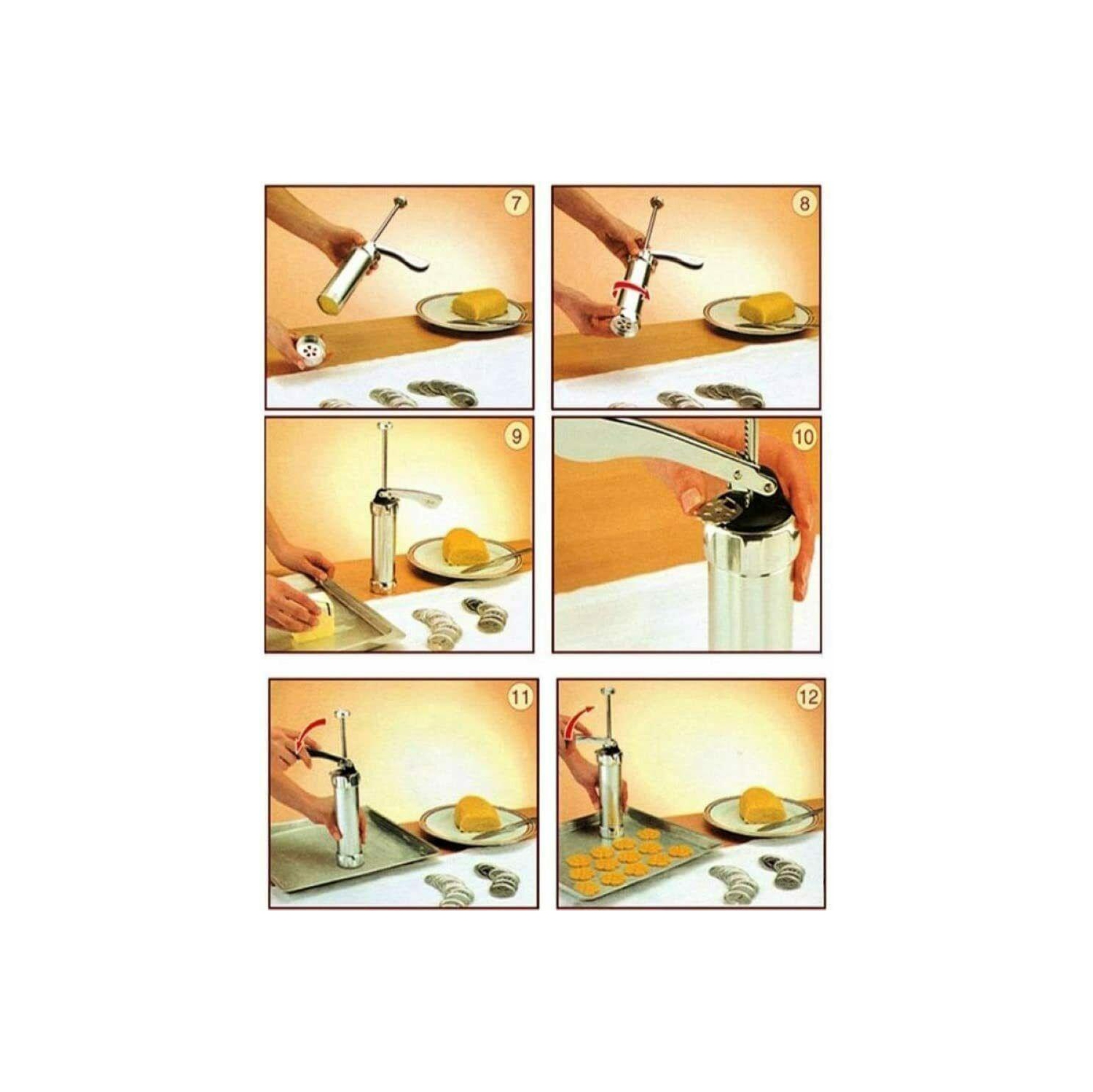 Biscuit Cookie Maker Cookie Press Machine Kit Spritz Dough Biscuits Making Tool