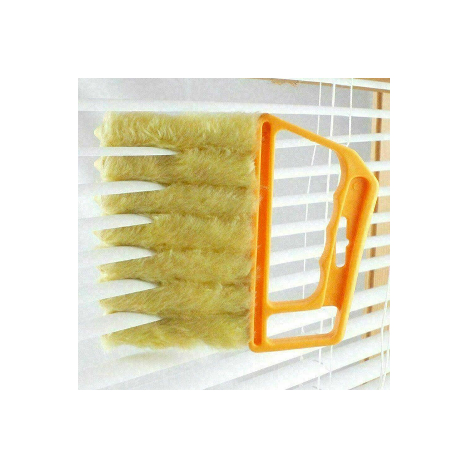 VENETIAN BLIND CLEANER BRUSH DUSTER WITH 7 SLATS WASHABLE EASY TO USE CLEANING