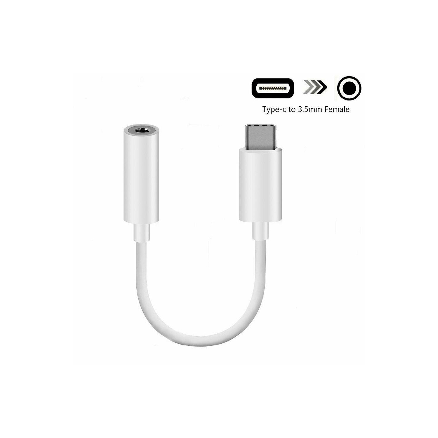 USB C Type C to 3.5mm Male Headphone Jack in Aux Cable Lead Audio Stereo Adapter